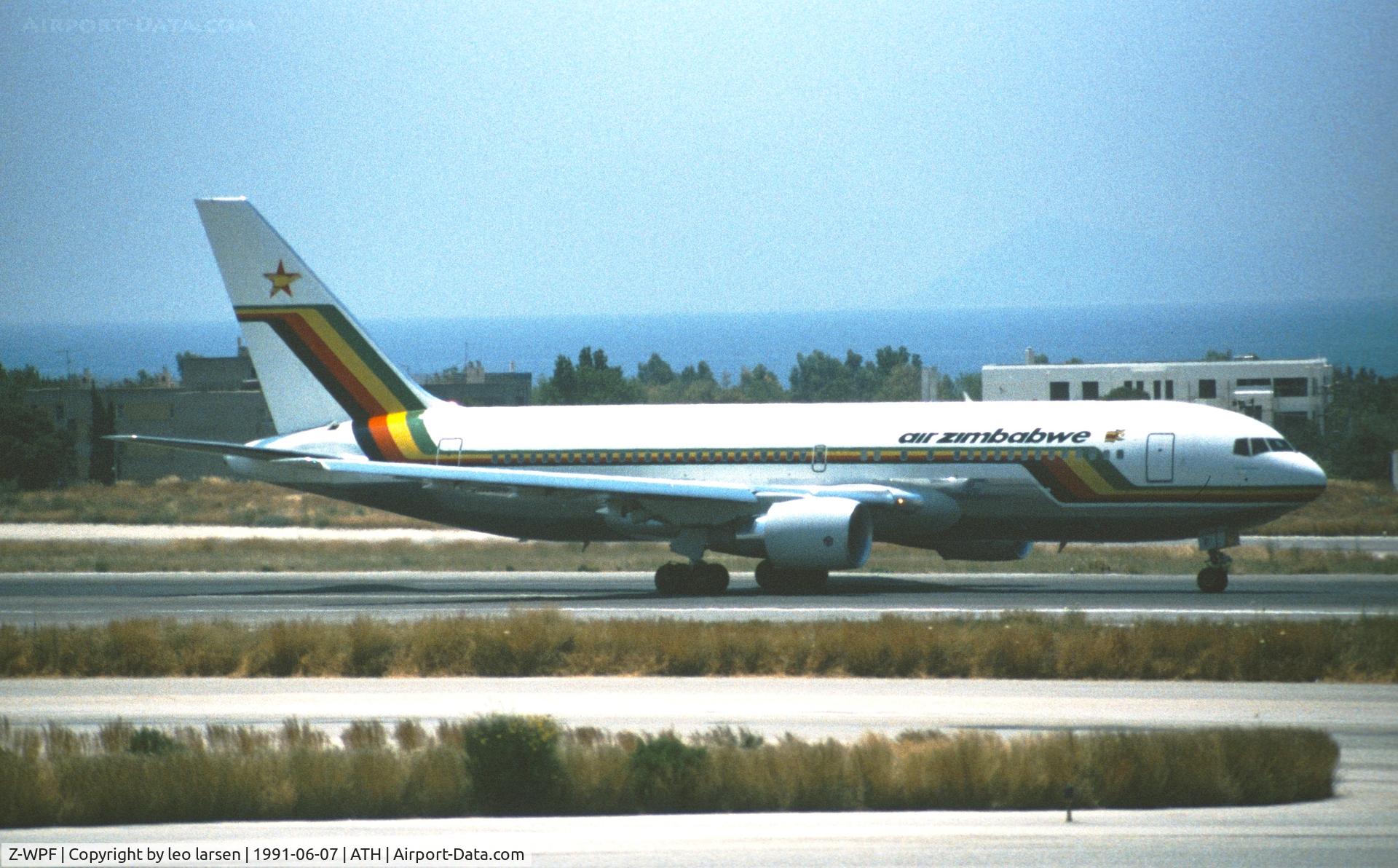 Z-WPF, 1990 Boeing 767-2N0ER C/N 24867, Athens 14.6.1991