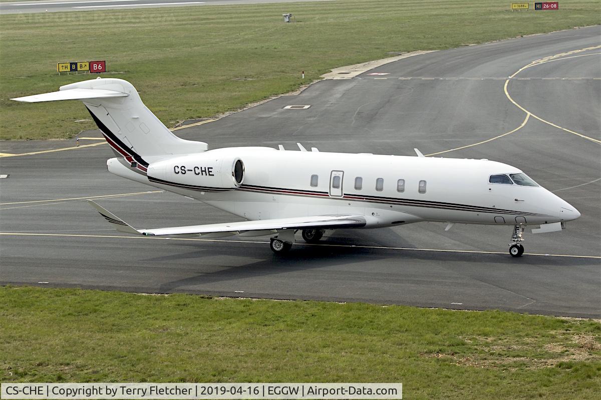 CS-CHE, 2016 Bombardier Challenger 350 (BD-100-1A10) C/N 20623, at Luton