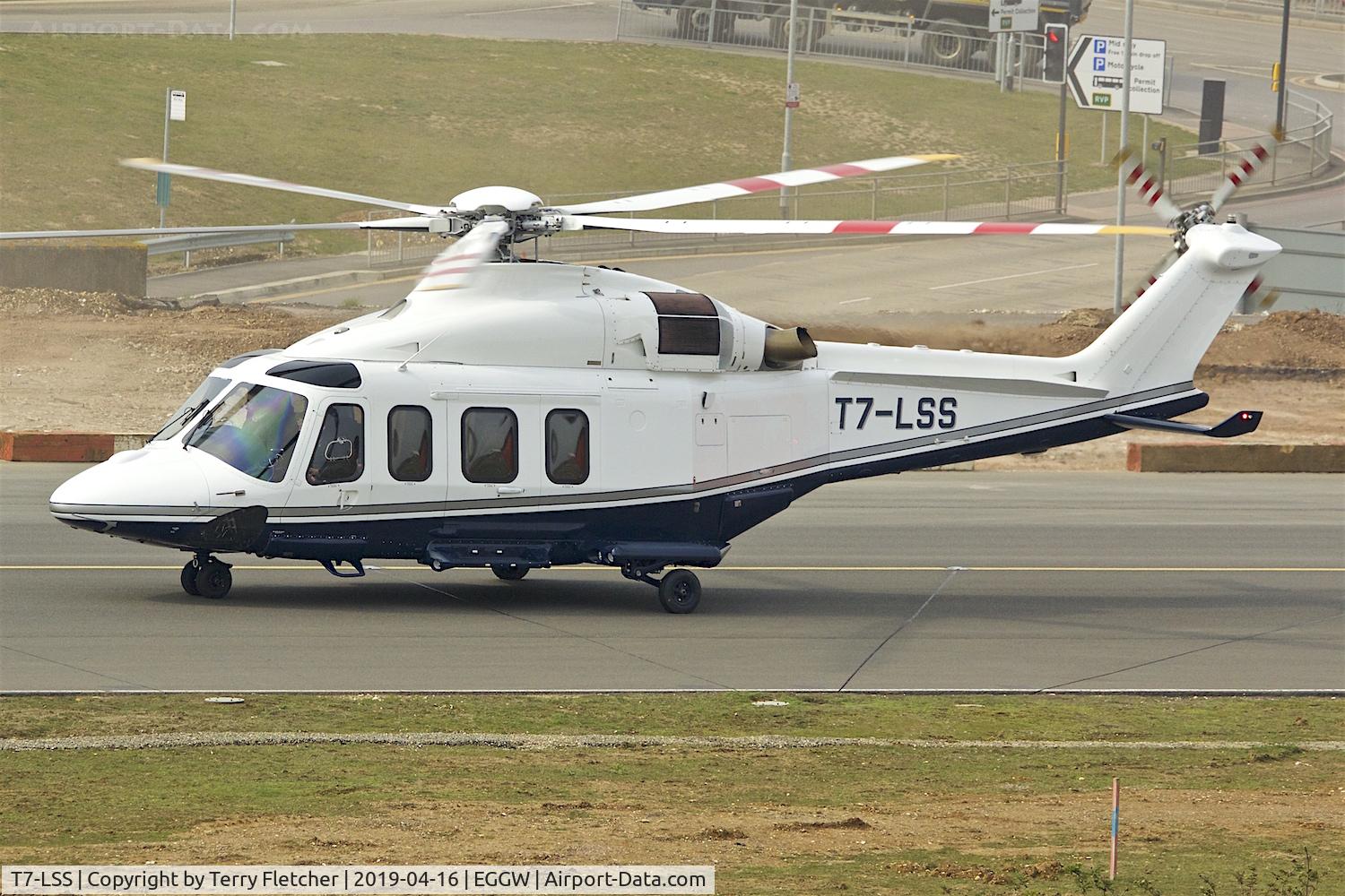 T7-LSS, 2012 AgustaWestland AW-139 C/N 41265, at Luton