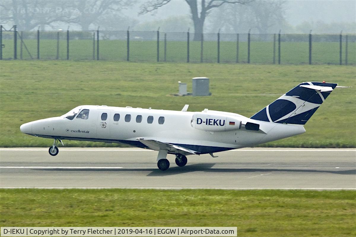 D-IEKU, 2001 Cessna 525A CitationJet CJ2 C/N 525A-0043, at Luton