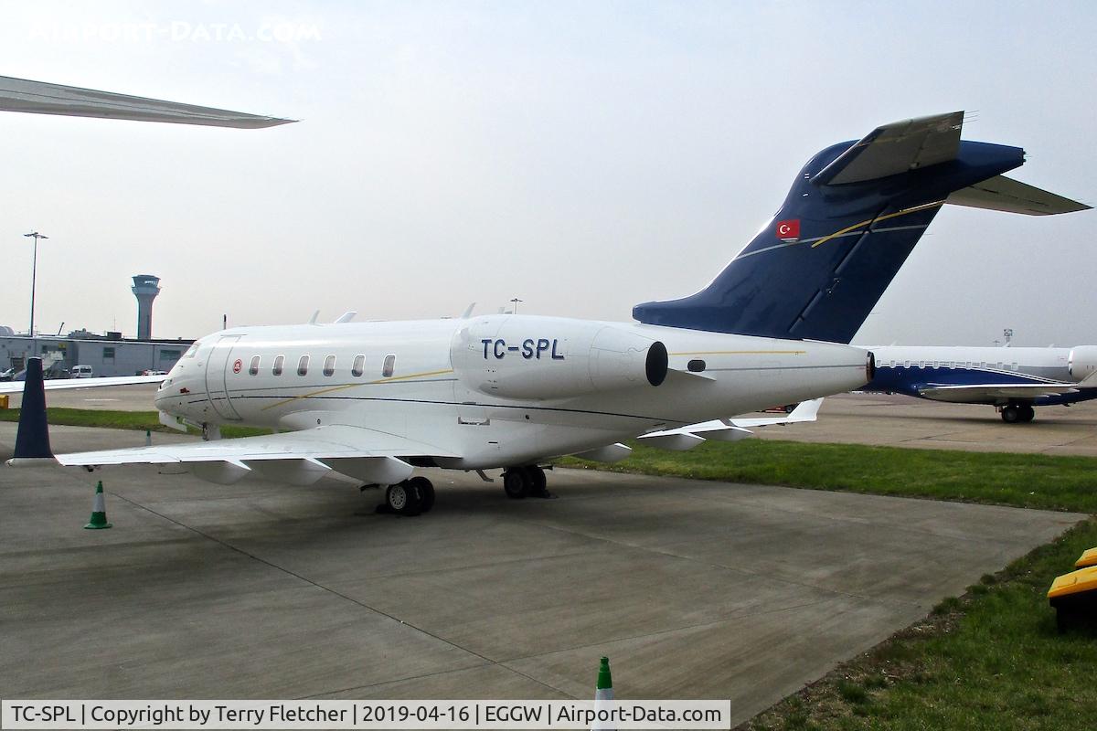 TC-SPL, 2013 Bombardier Challenger 300 (BD-100-1A10) C/N 20424, At Luton