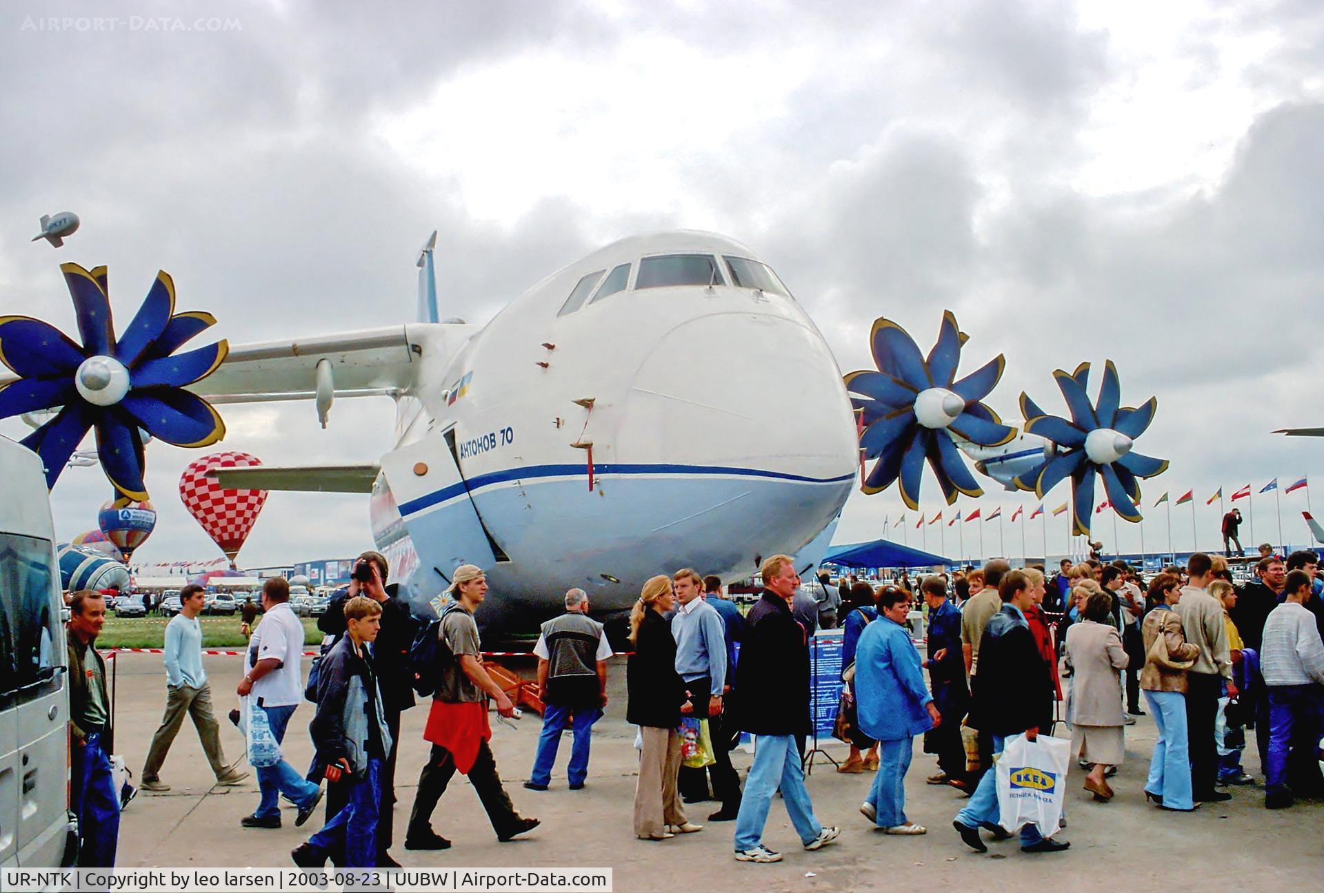 UR-NTK, Antonov An-70 C/N 770102, Zhukovsky 23.8.2003