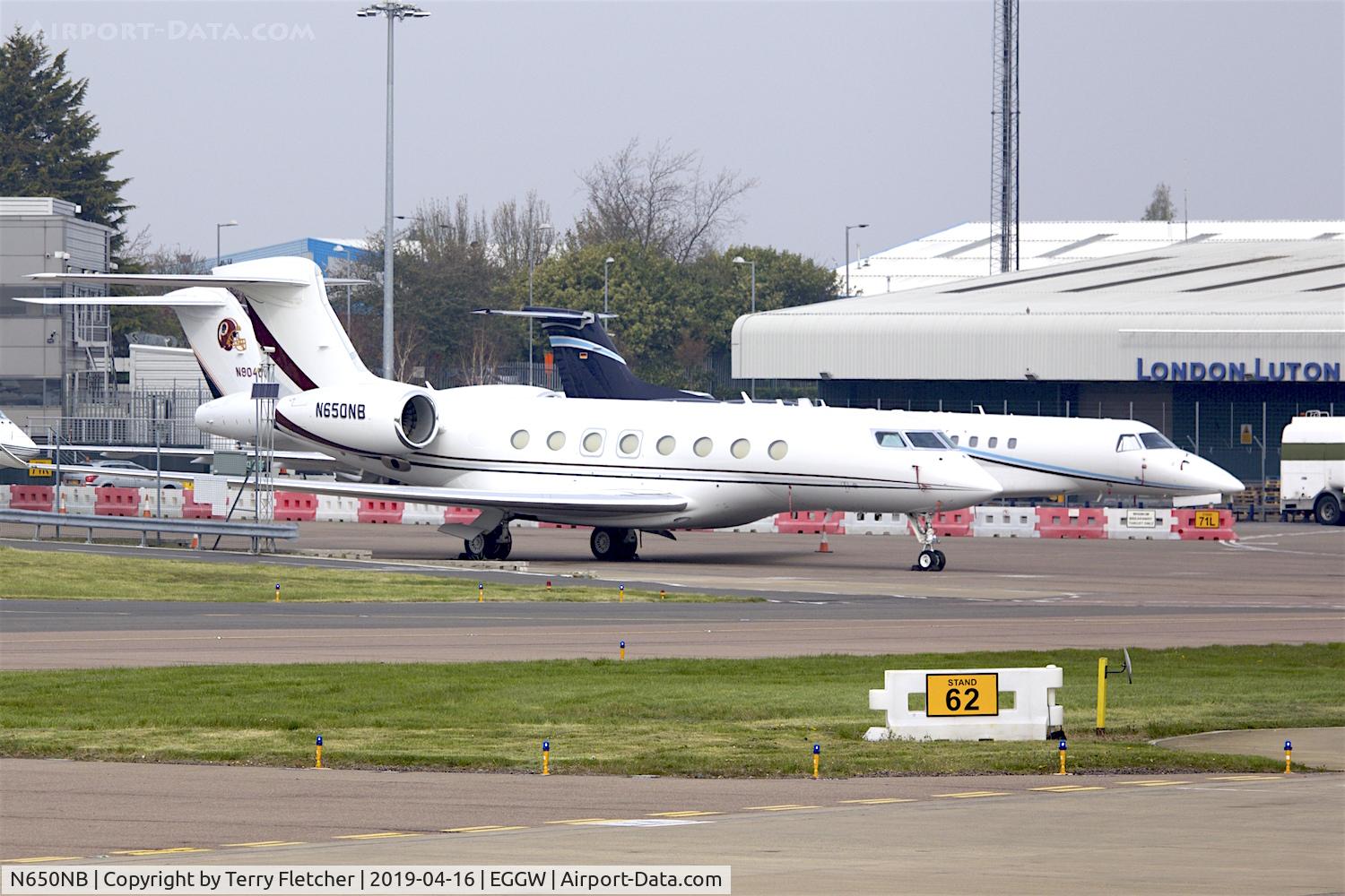 N650NB, 2016 Gulfstream Aerospace G650 (G-VI) C/N 6200, at Luton