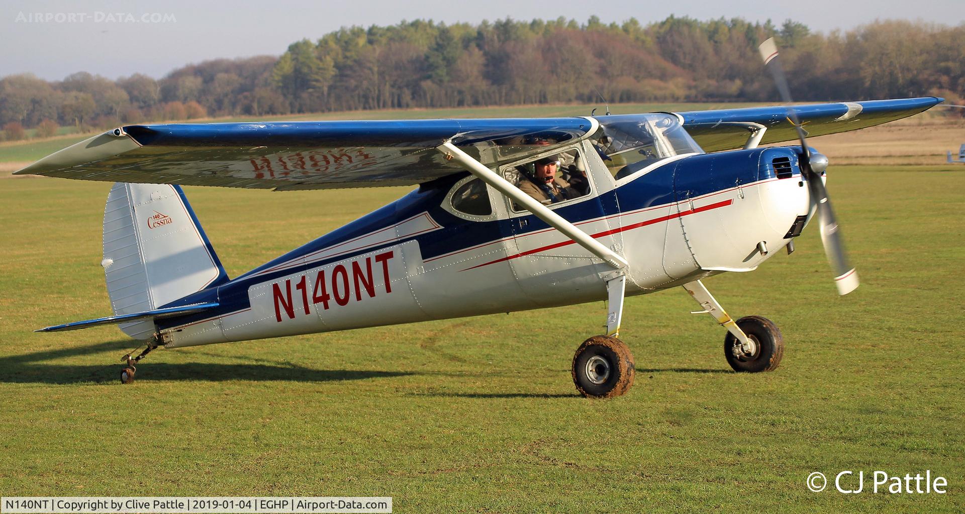 N140NT, 1950 Cessna 140A C/N 15396, Visiting @ Popham