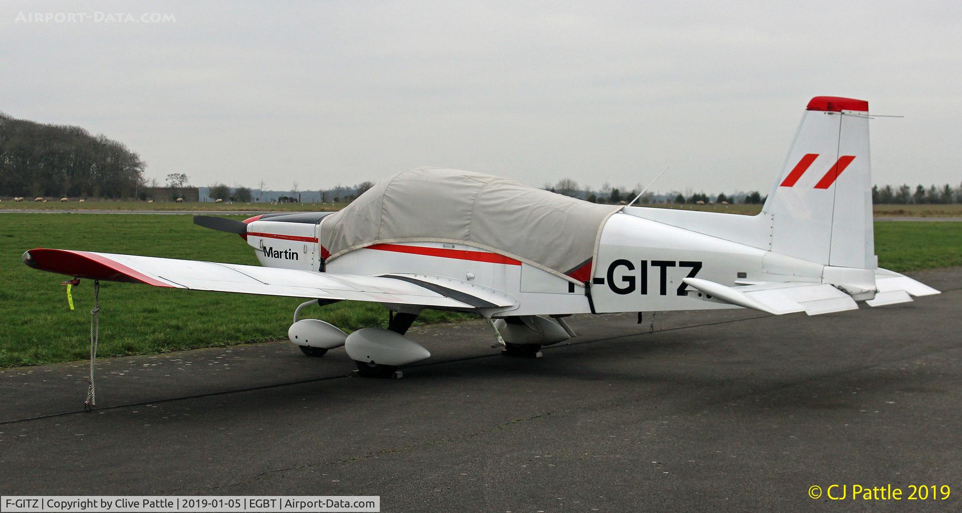 F-GITZ, Grumman American AG-5B Tiger C/N 10140, Parked @ Turweston