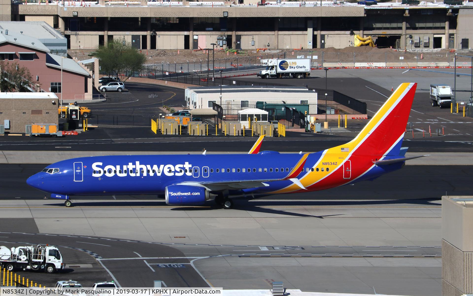 N8534Z, 2017 Boeing 737-8H4 C/N 63578, Boeing 737-8H4