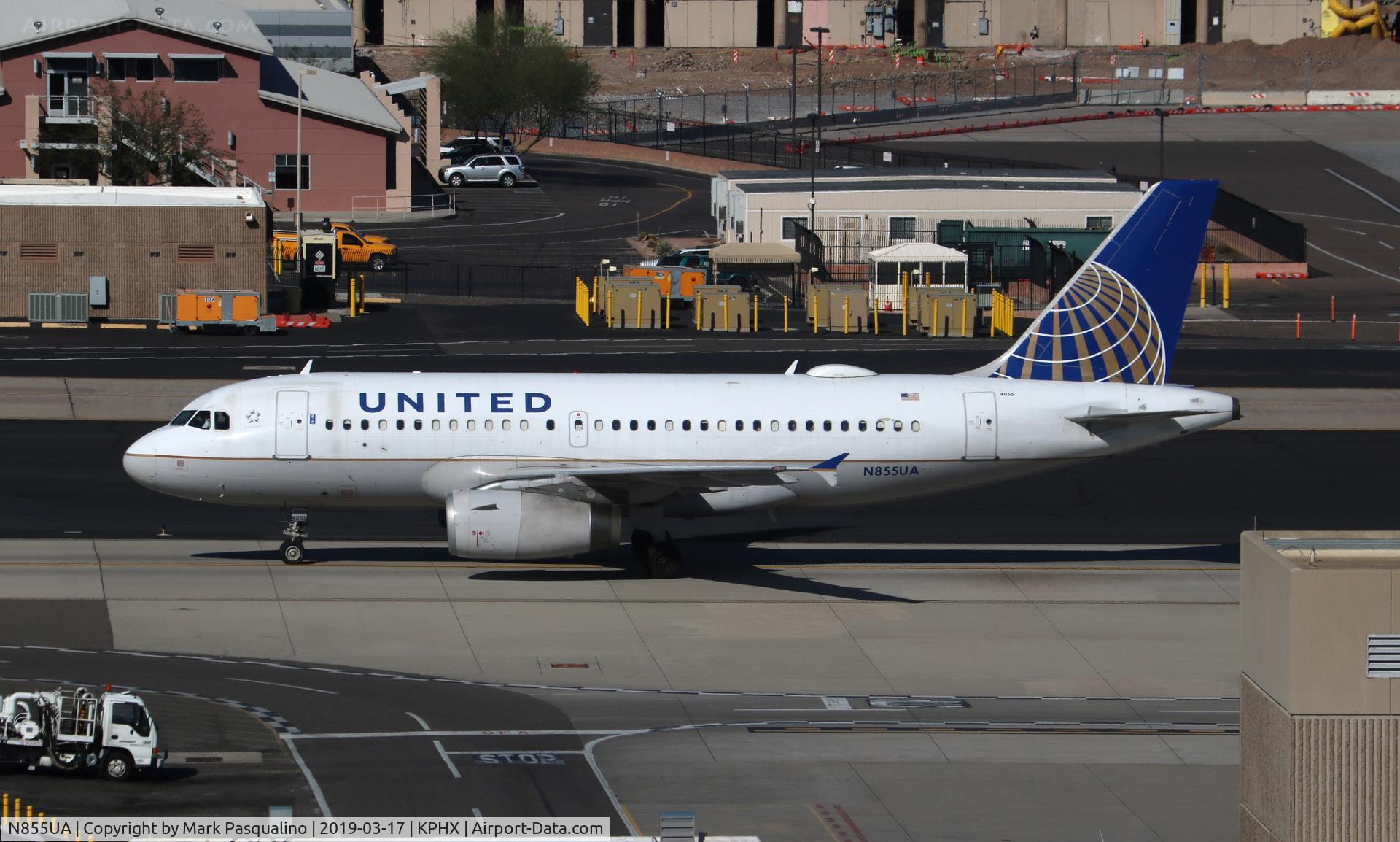 N855UA, 2002 Airbus A319-131 C/N 1737, Airbus A319-131