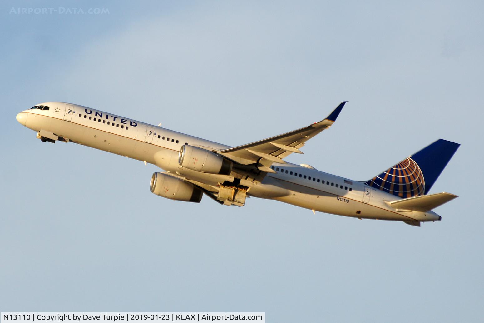N13110, 1994 Boeing 757-224 C/N 27300, Twenty-five years on the job.  This one has to be going into crew rest soon.