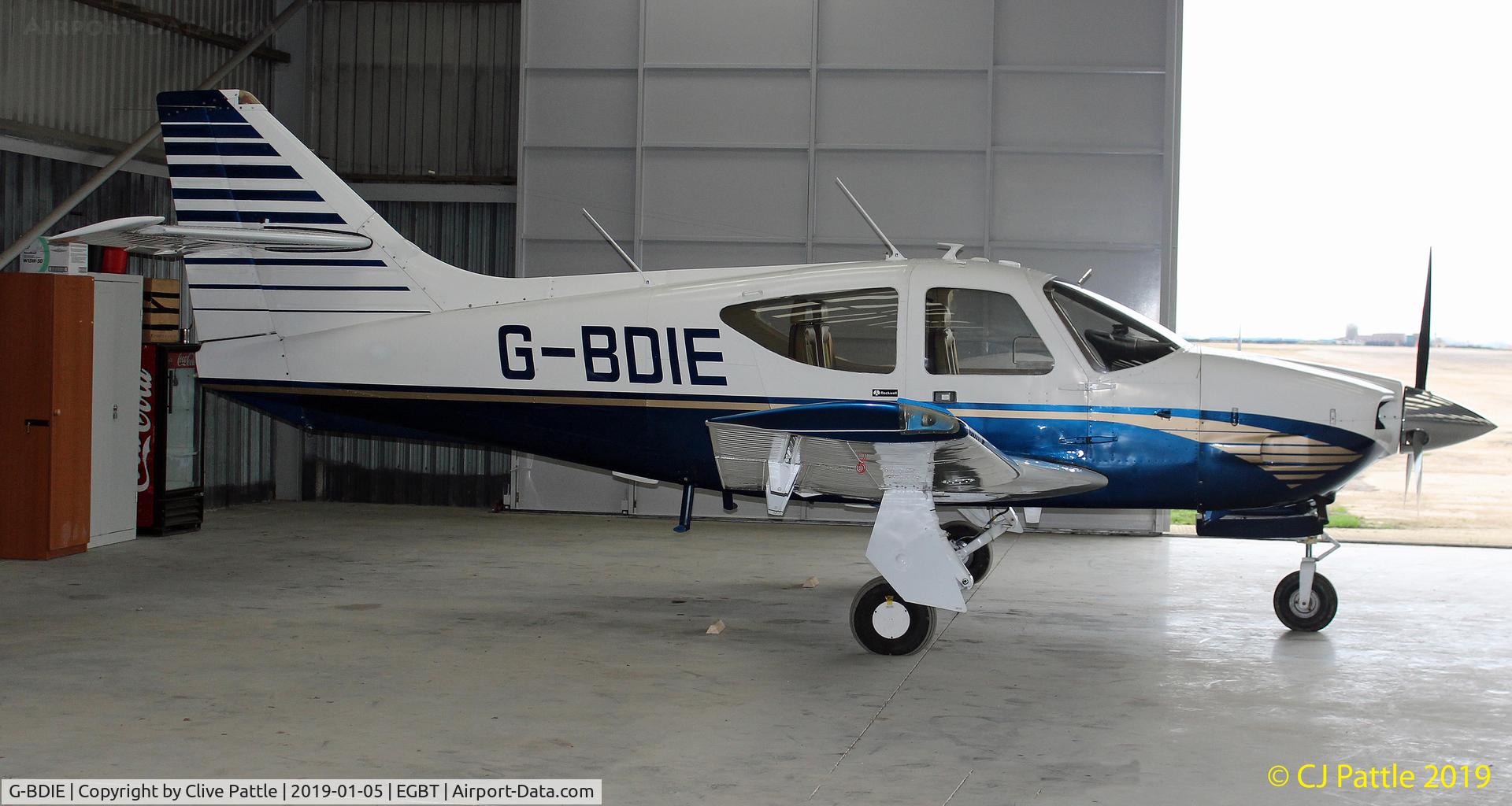 G-BDIE, 1975 Rockwell International 112 Commander C/N 342, @ Turweston