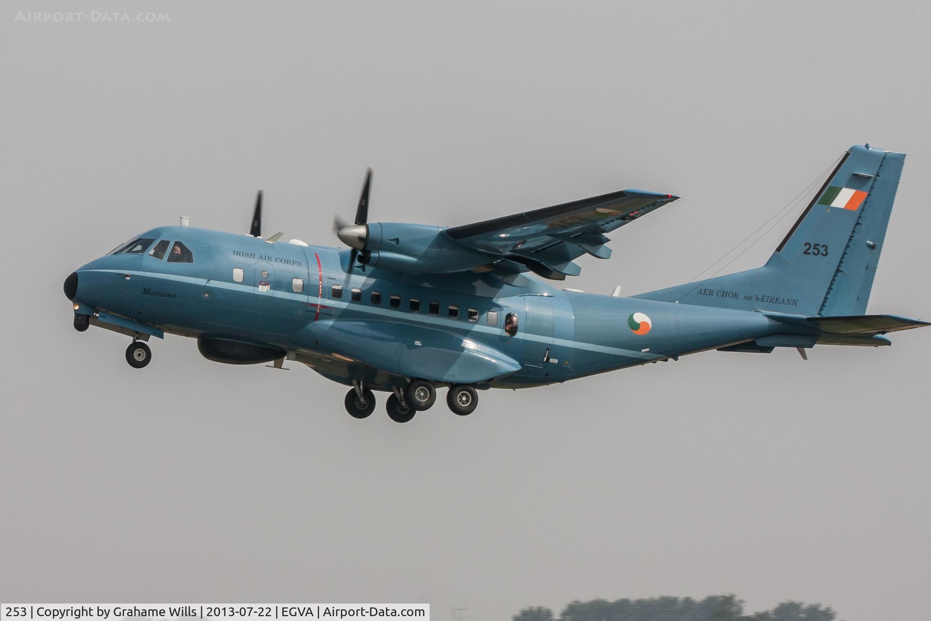 253, Airtech CN-235-100M C/N C094, CASA CN235 253 101 Sqd Irish Air Corps, Fairford 22/7/13