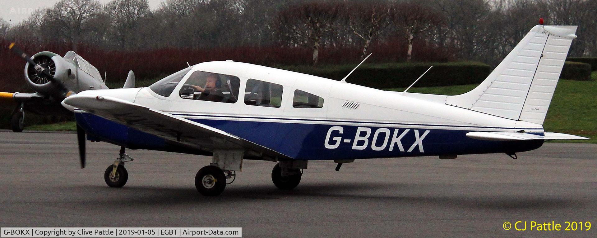 G-BOKX, 1978 Piper PA-28-161 Cherokee Warrior II C/N 28-7816680, @ Turweston