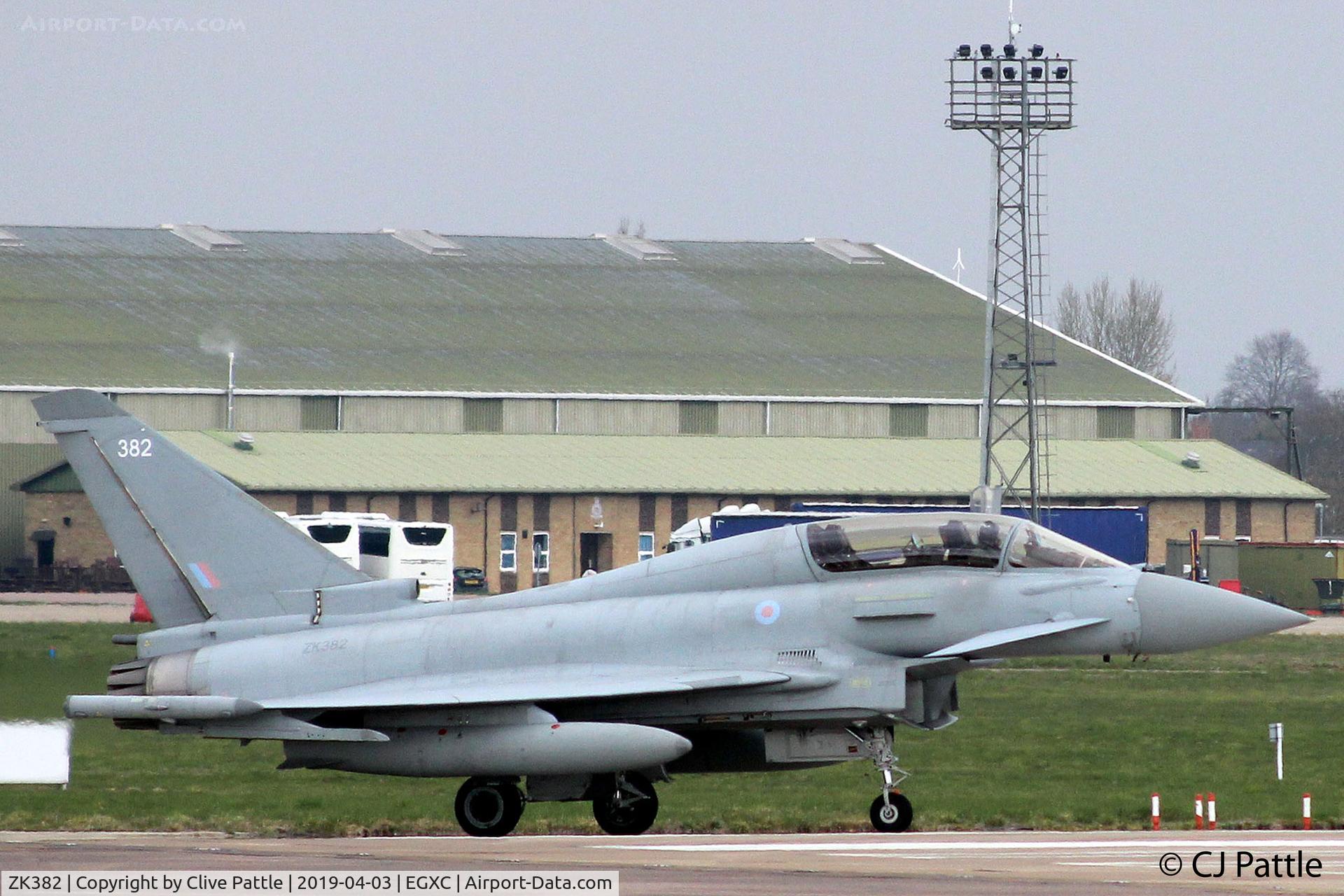 ZK382, 2012 Eurofighter EF-2000 Typhoon T.3 C/N BT027/372, @ EGXC