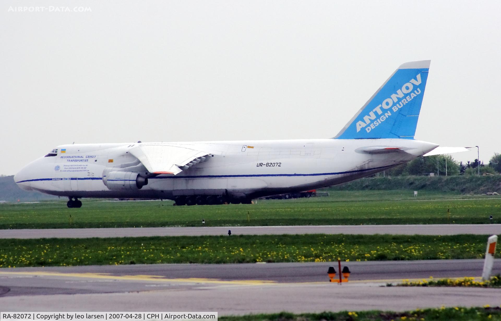 RA-82072, 1993 Antonov An-124-100 Ruslan C/N 9773053359136, Copenhagen 28.4.2007