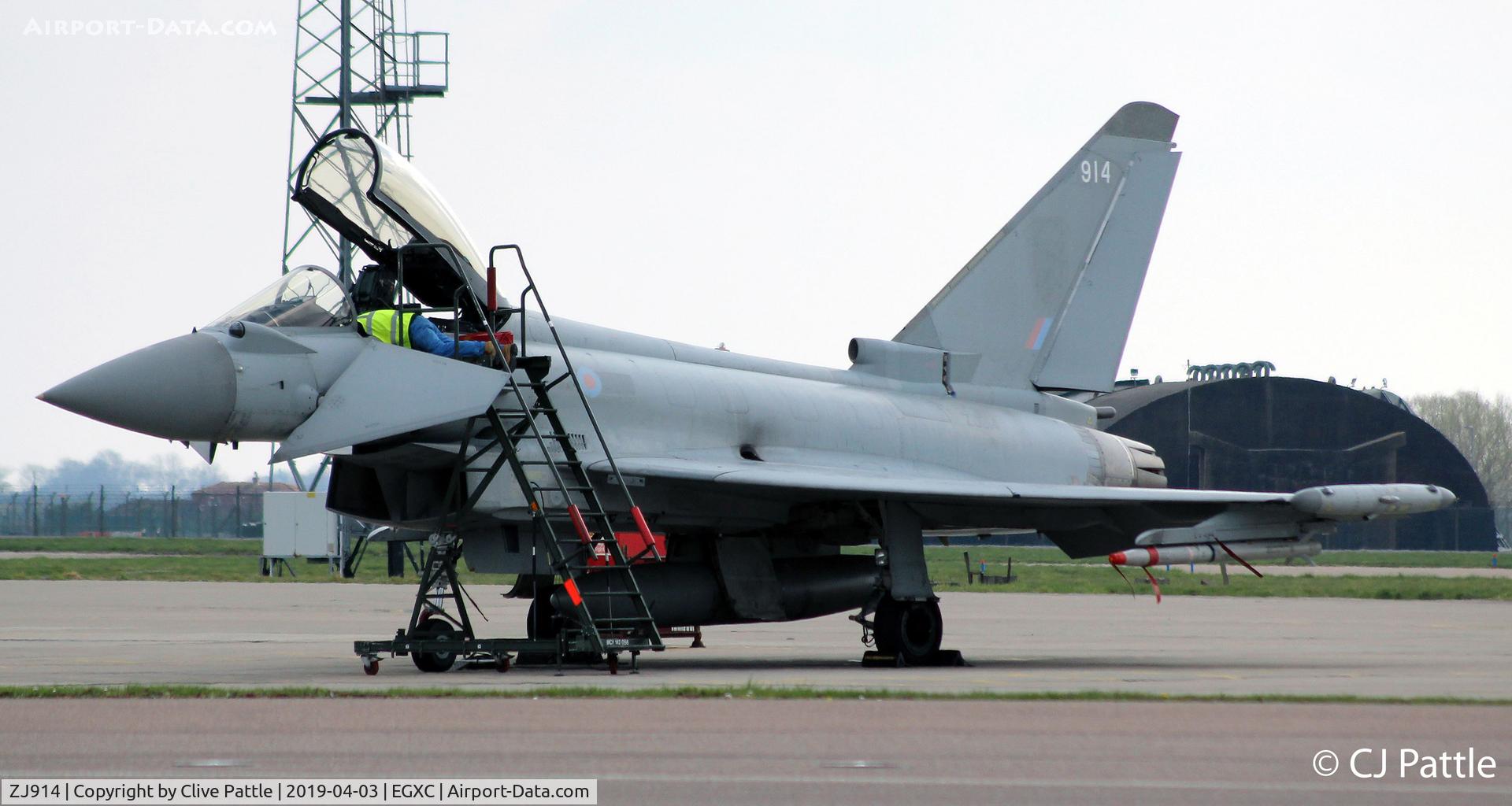 ZJ914, 2005 Eurofighter EF-2000 Typhoon FGR4 C/N 0051/BS005, @ EGXC