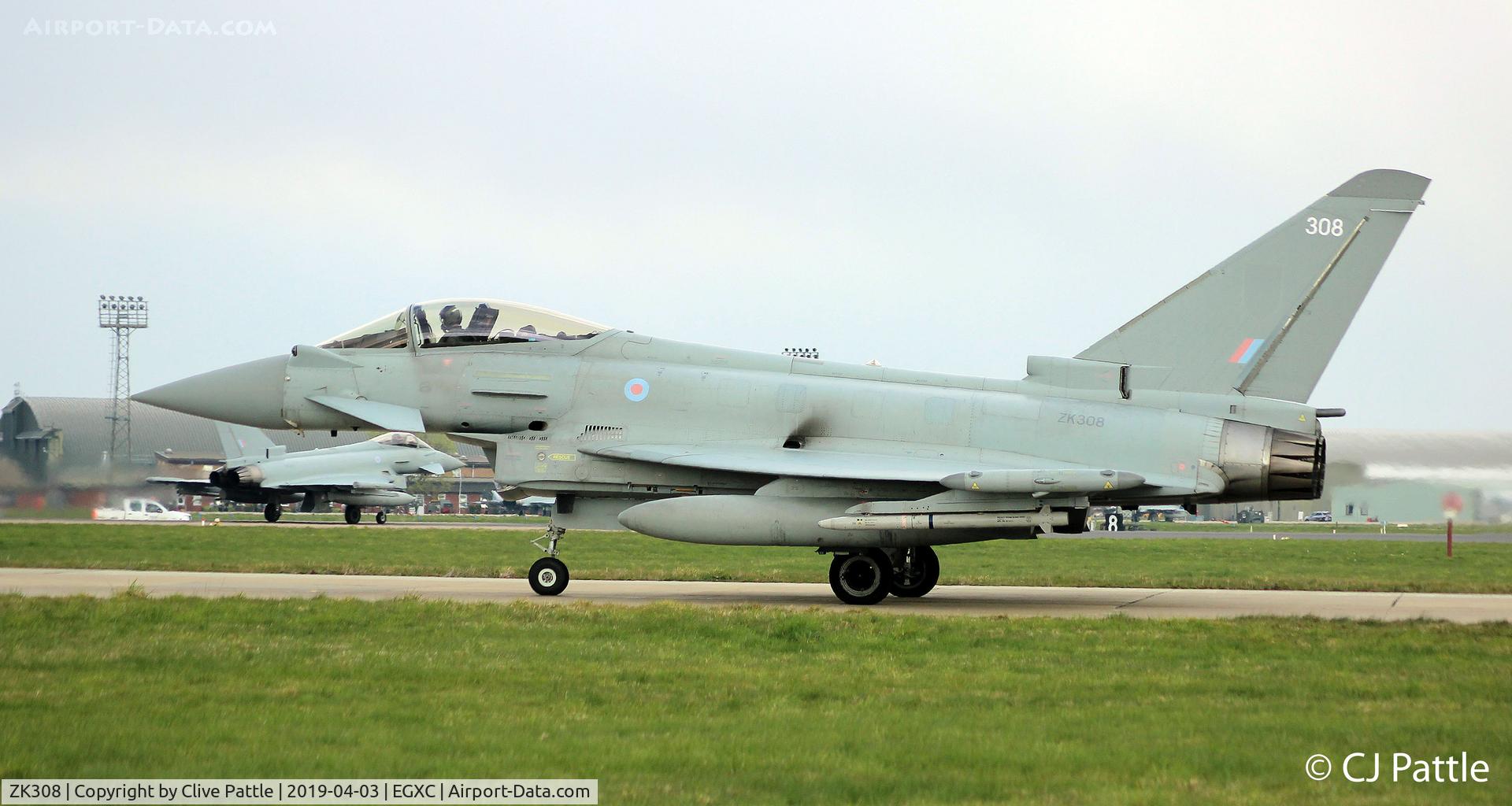 ZK308, 2009 Eurofighter EF-2000 Typhoon FGR4 C/N BS059, @ EGXC