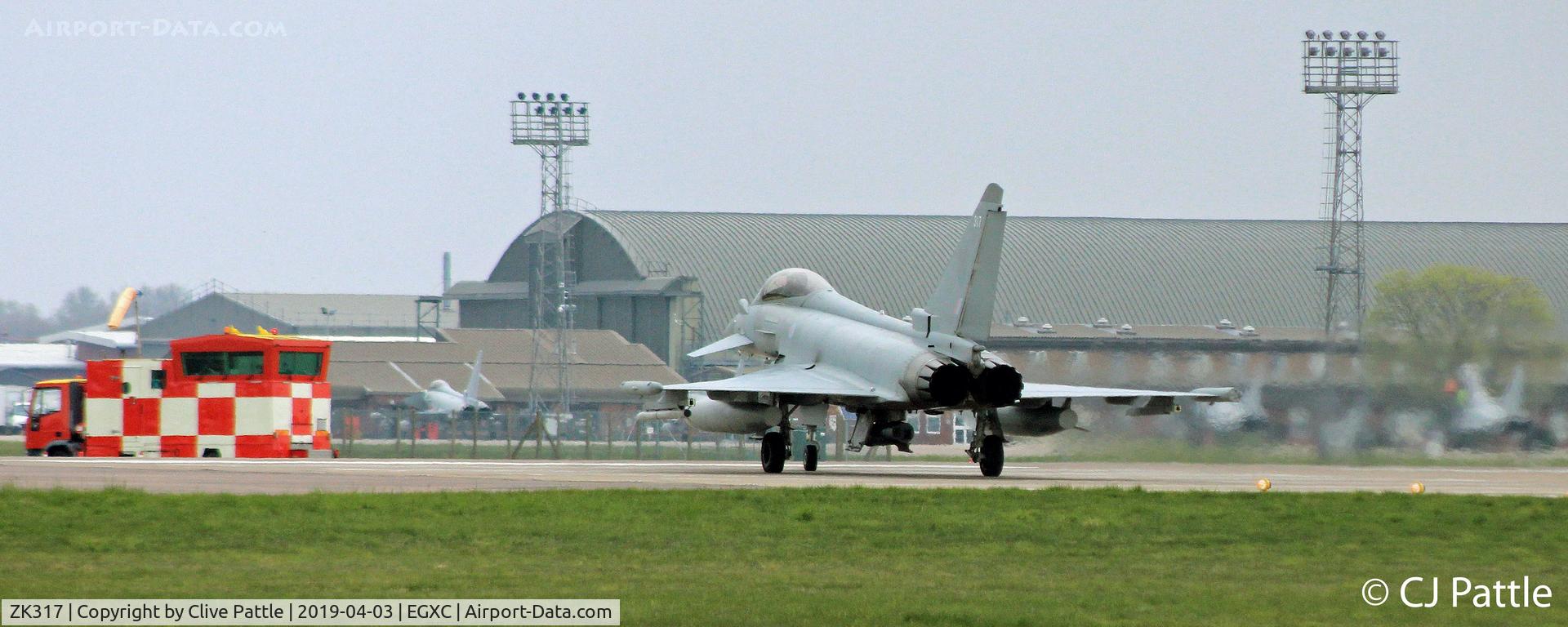 ZK317, Eurofighter EF-2000 Typhoon FGR4 C/N BS078, @ EGXC