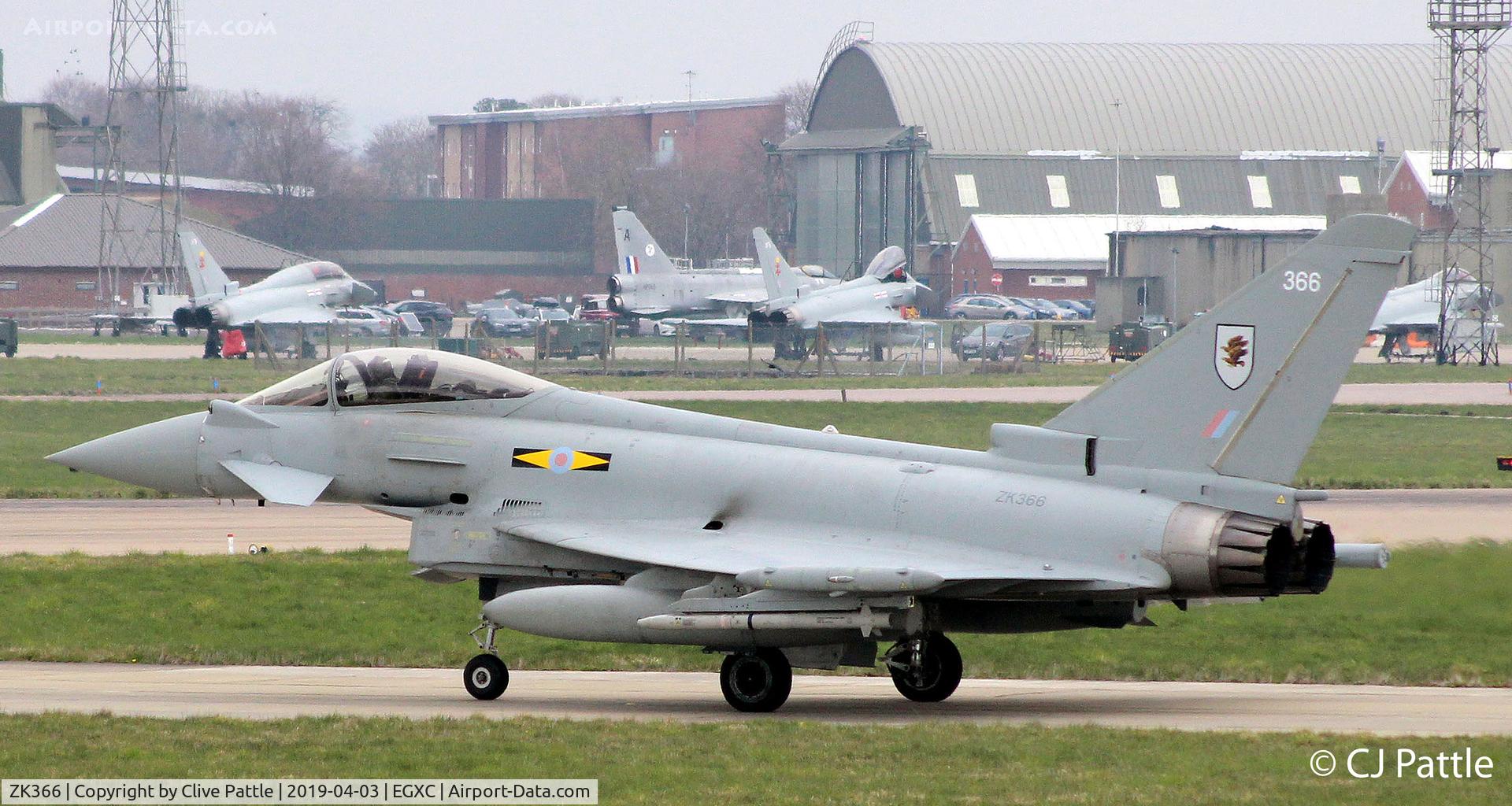 ZK366, 2014 Eurofighter EF-2000 Typhoon FGR4 C/N BS127/457, @ EGXC