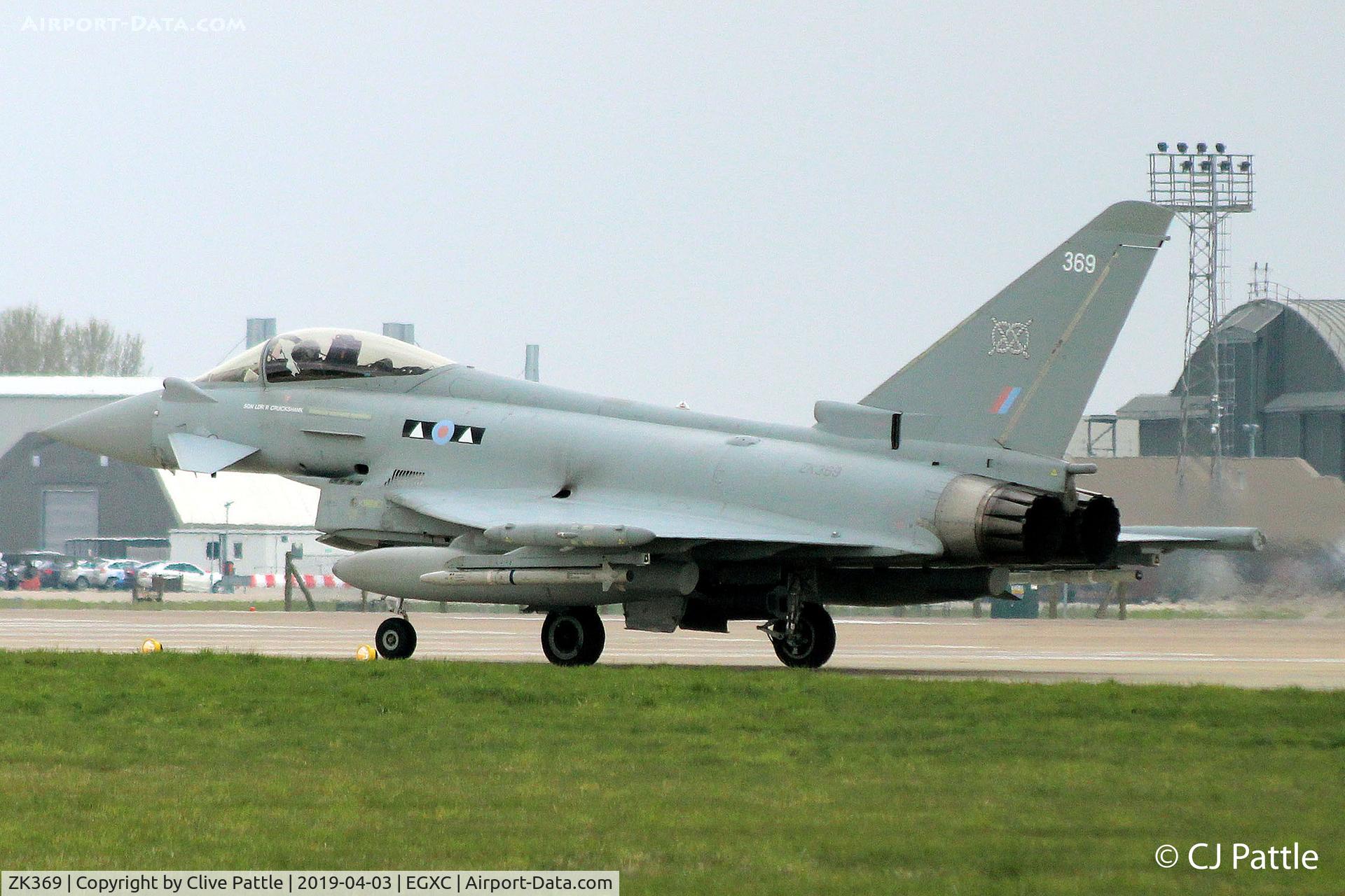 ZK369, 2015 Eurofighter EF-2000 Typhoon FGR4 C/N BS130, @ EGXC