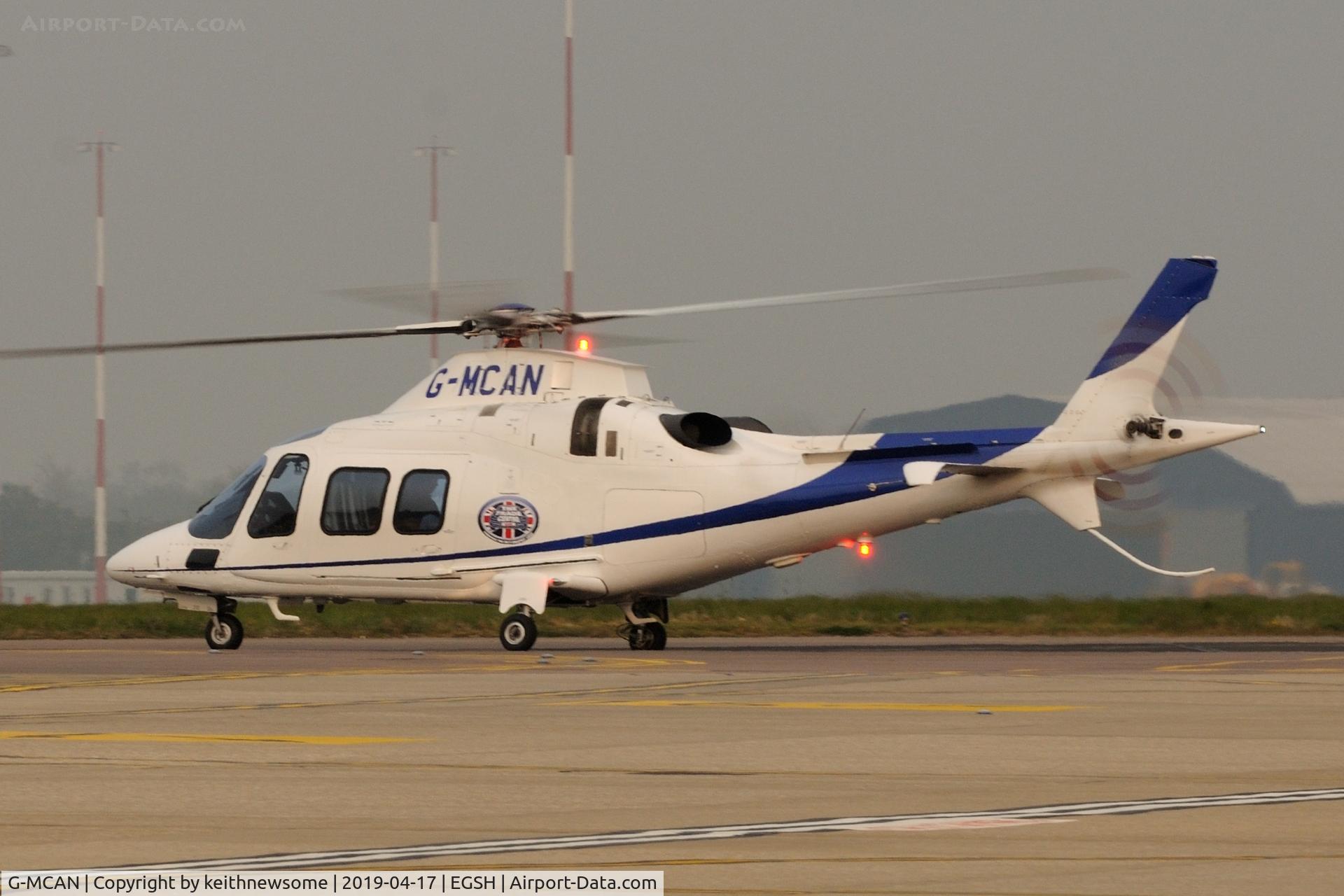 G-MCAN, 2006 Agusta A-109S Grand C/N 22021, Welcome Visitor.