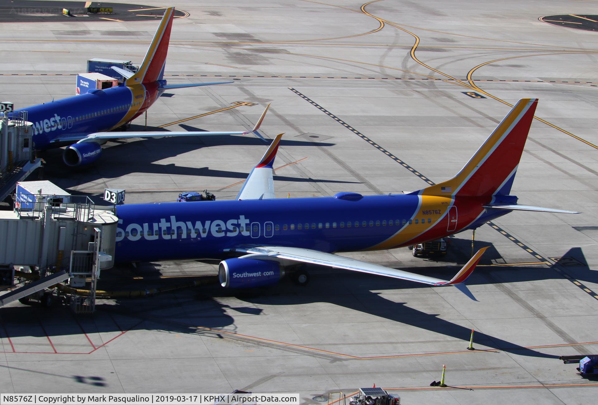 N8576Z, 2018 Boeing 737-8H4 C/N 63590, Boeing 737-8H4