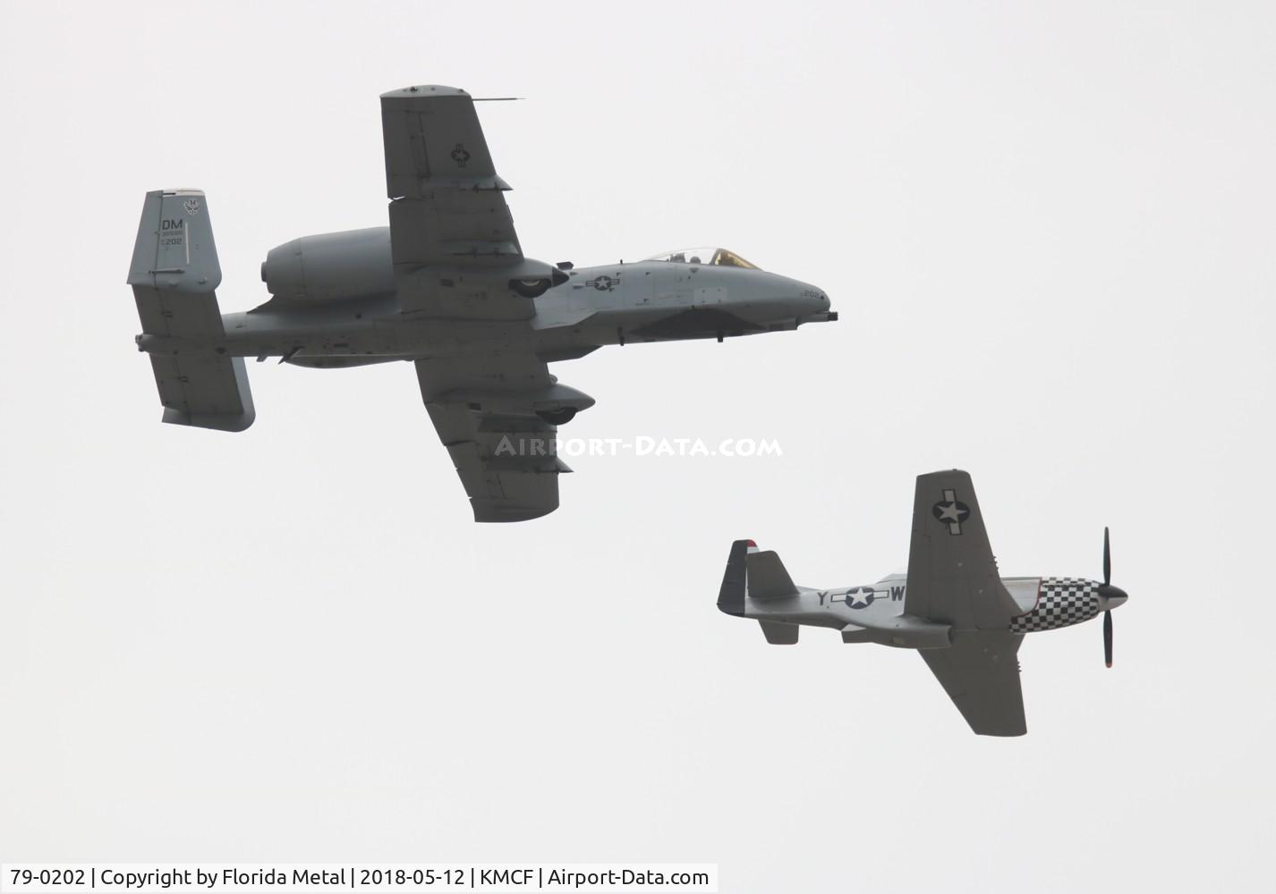 79-0202, 1979 Fairchild Republic A-10C Thunderbolt II C/N A10-0466, Heritage Flight MacDill Air Fest 2018
