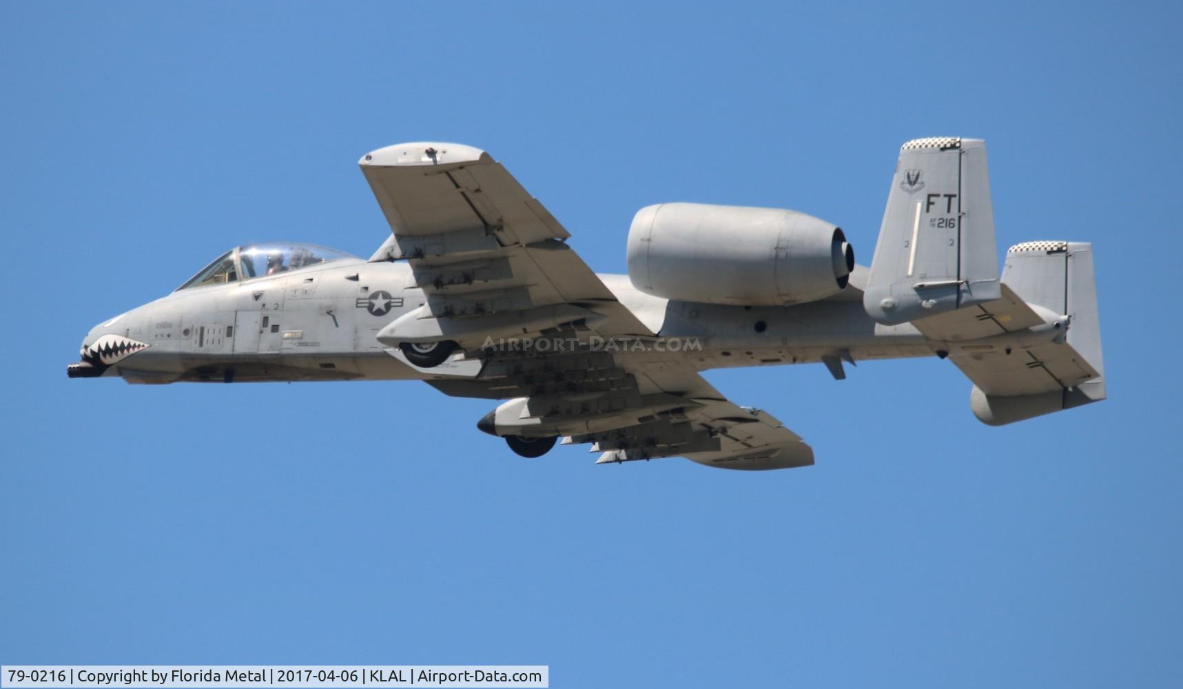 79-0216, 1979 Fairchild Republic A-10C Thunderbolt II C/N A10-0480, Sun N Fun 2017