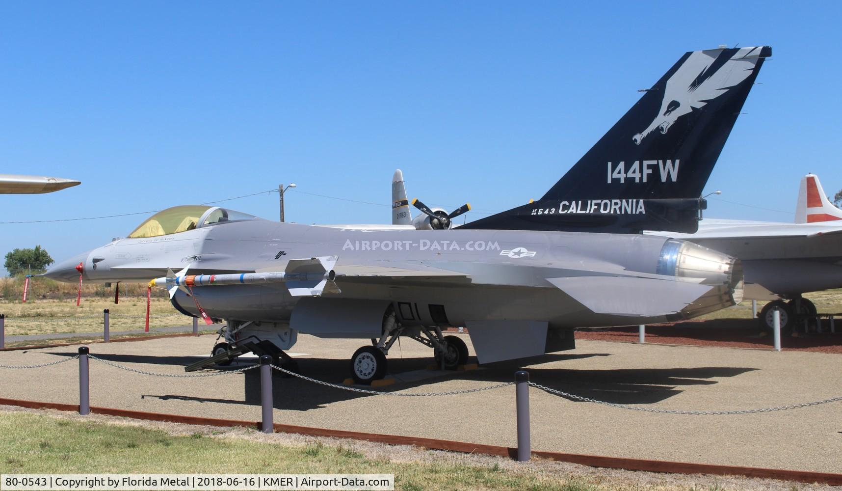 80-0543, 1980 General Dynamics F-16A Fighting Falcon C/N 61-264, F-16A