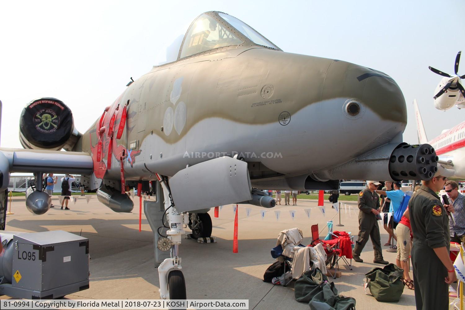 81-0994, 1981 Fairchild Republic A-10C Thunderbolt II C/N A10-0689, Air Venture 2018