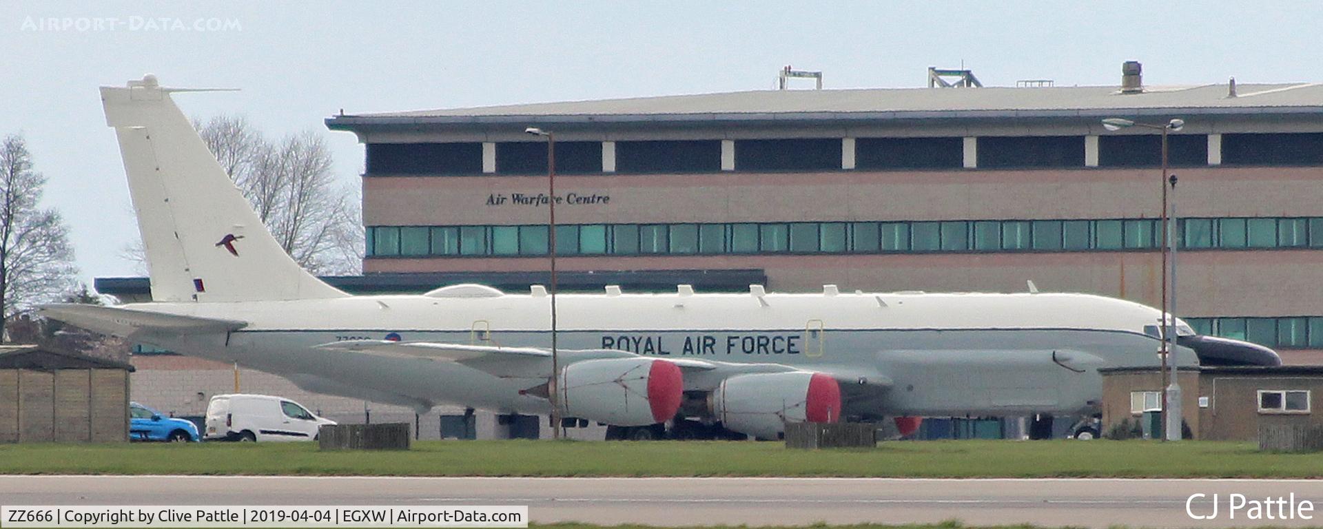ZZ666, 1964 Boeing RC-135W Rivet Joint C/N 18770/722, Parked @ EGXW