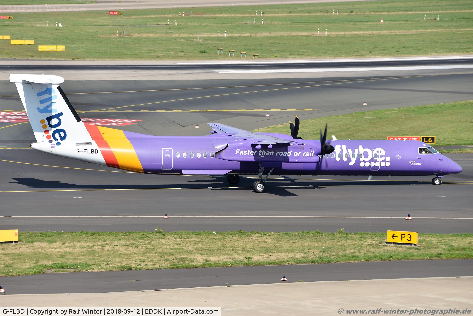 G-FLBD, 2009 De Havilland Canada DHC-8-402Q Dash 8 C/N 4259, De Havilland Canada DHC-8-402 Dash 8 - BE BEE Flybe 'Mary Peters' - 4259 - G-FLBD - 12.09.2018 - CGN