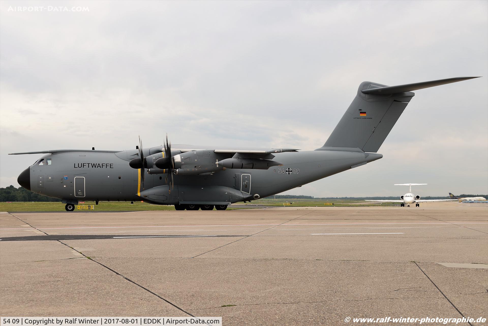 54 09, 2016 Airbus A400M Atlas C/N 048, Airbus A400M-180 - GAF German Air Force - 48 - 54+09 - 01.08.2017 - CGN