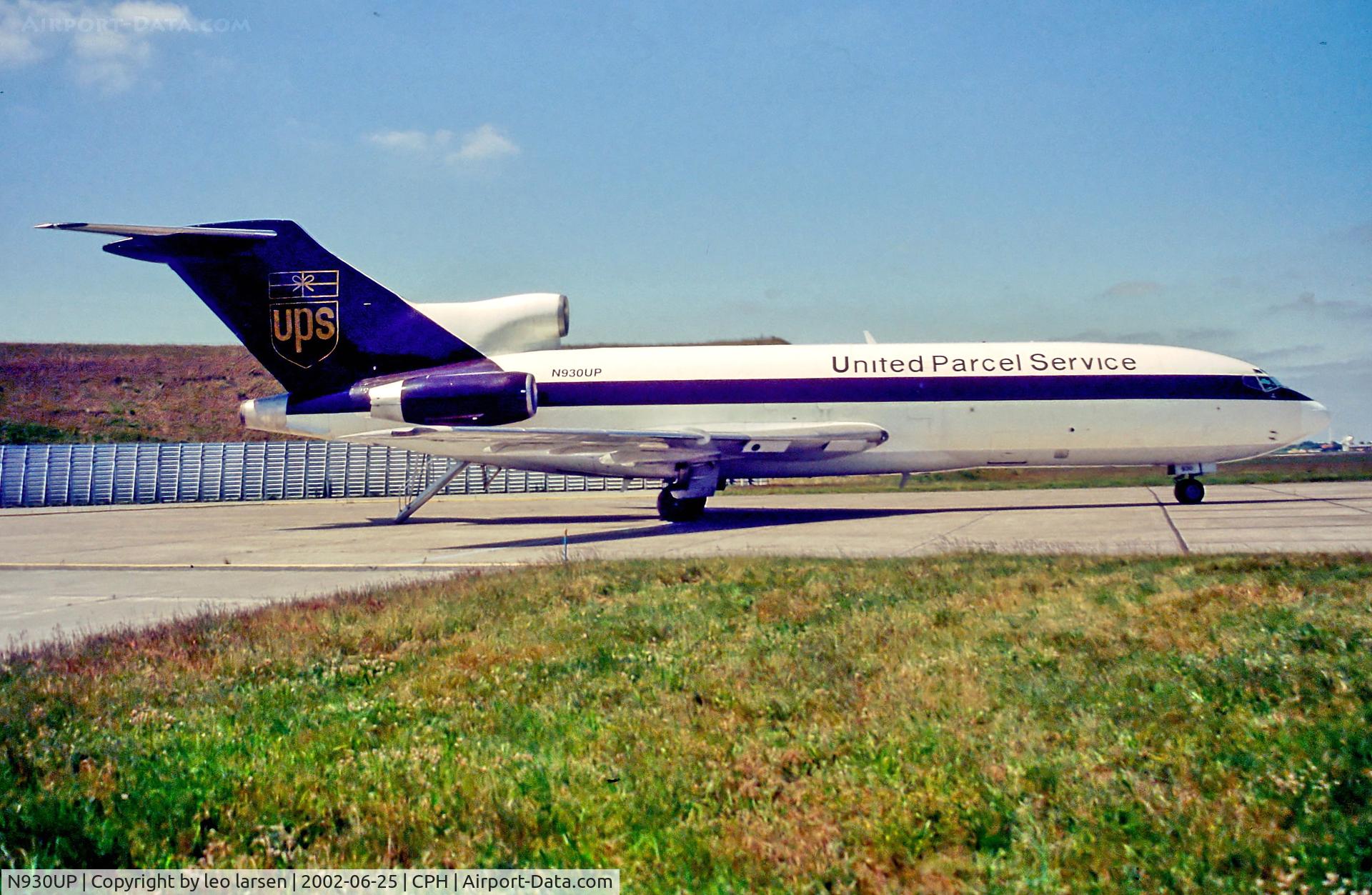 N930UP, 1966 Boeing 727-1QF C/N 19096, Copenhagen 25.6.2001