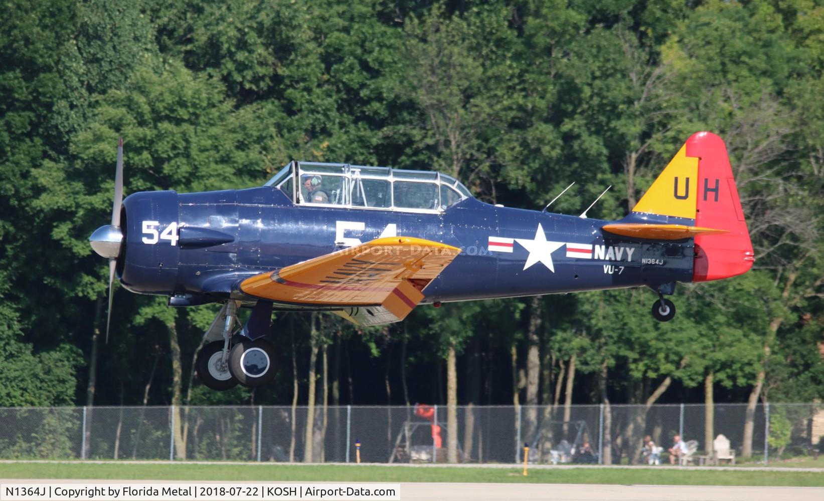 N1364J, 1951 North American T-6G Texan C/N 188-71, Texan