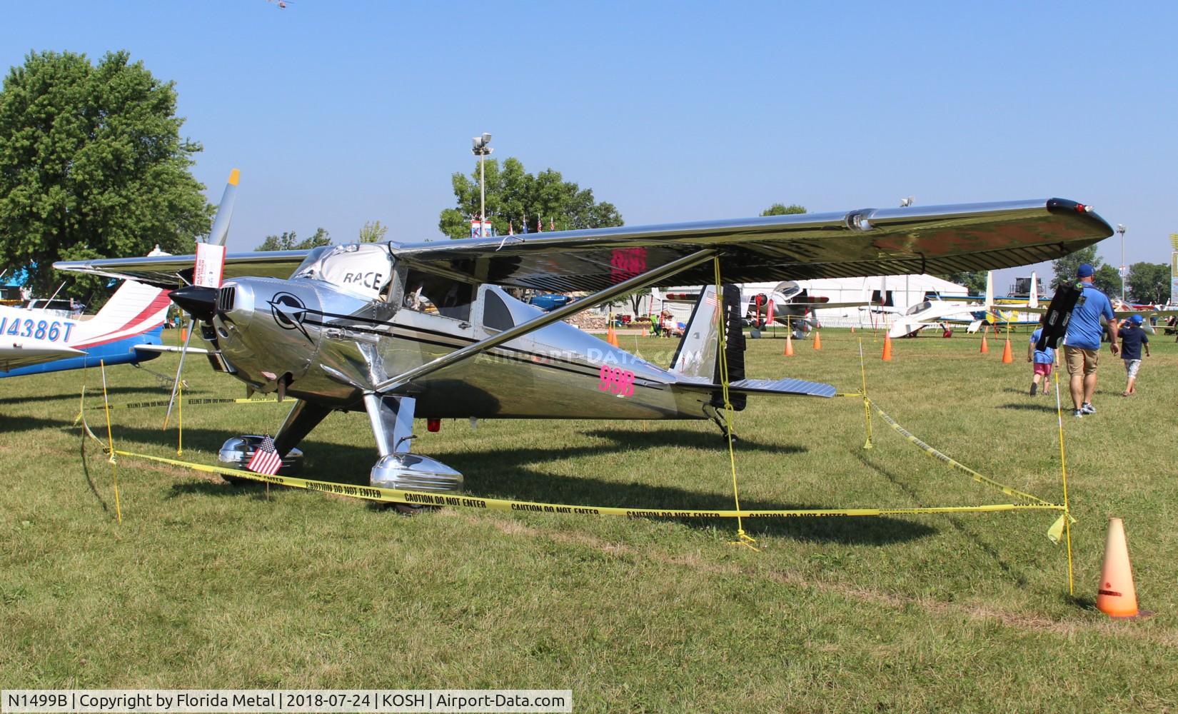 N1499B, 1948 Luscombe 8F Silvaire Silvaire C/N 6126, Luscomb 8F
