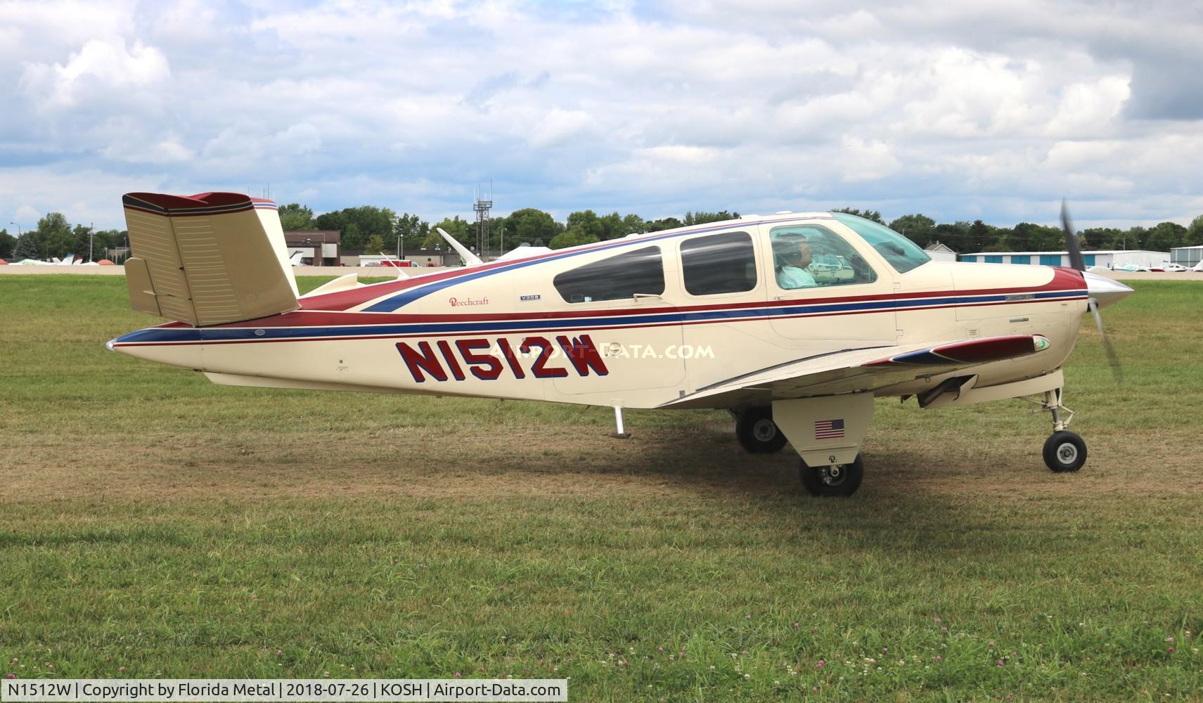 N1512W, 1972 Beech V35B Bonanza C/N D-9332, Bonanza V35