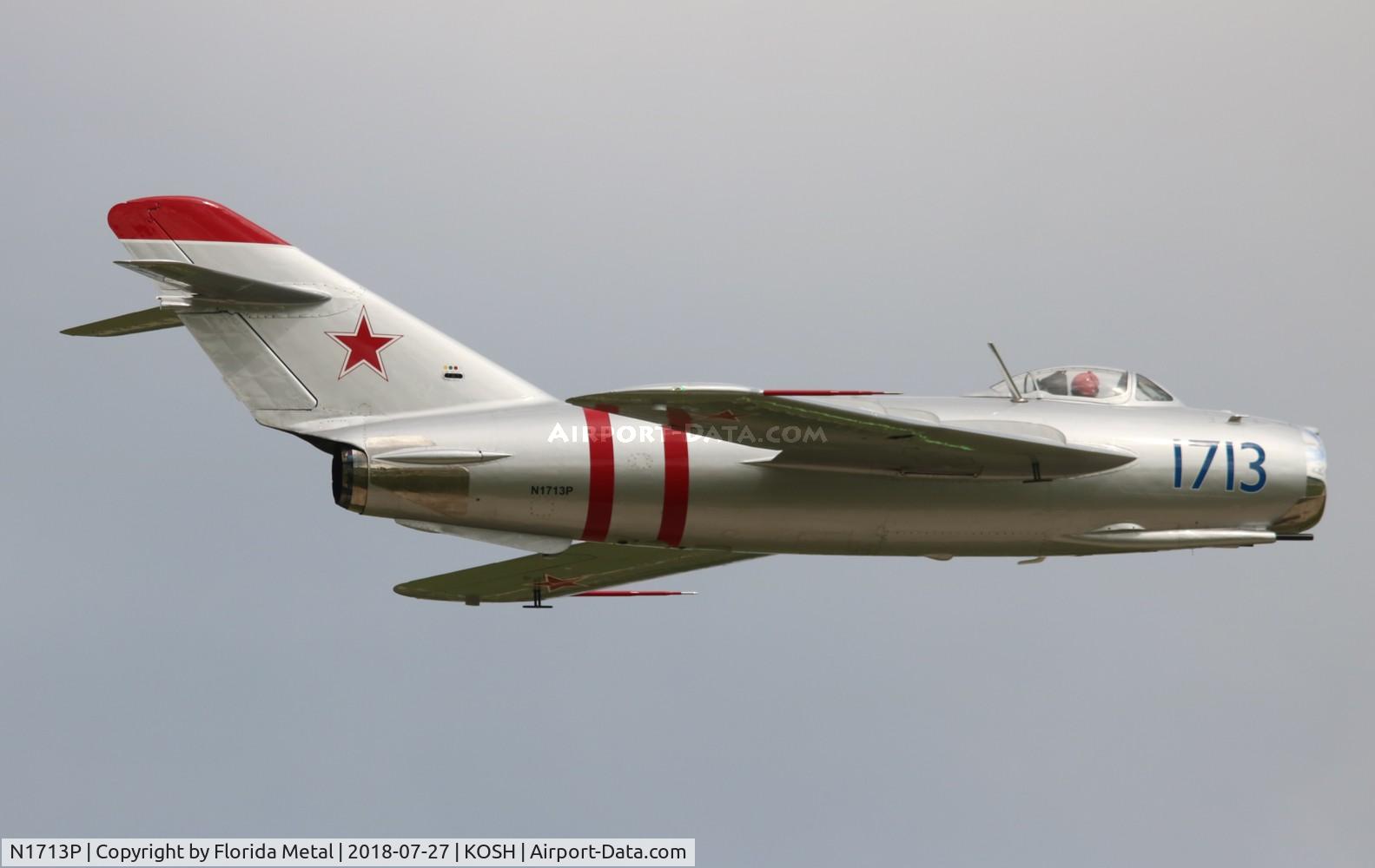 N1713P, 1960 PZL-Mielec Lim-5 (MiG-17F) C/N 1C1713, Mig-17
