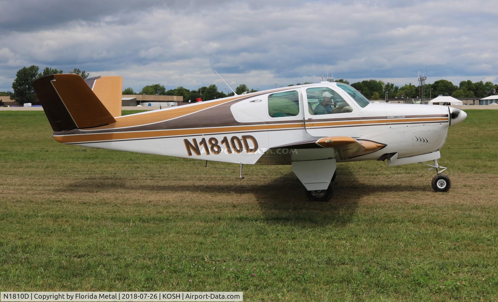 N1810D, 1952 Beech C35 Bonanza C/N D-3079, Bonanza 35