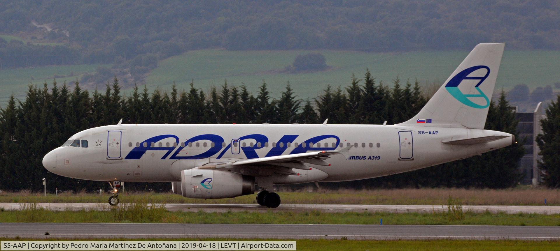 S5-AAP, 2010 Airbus A319-132 C/N 4282, Foronda - Vitoria-Gasteiz - Euskadi - España