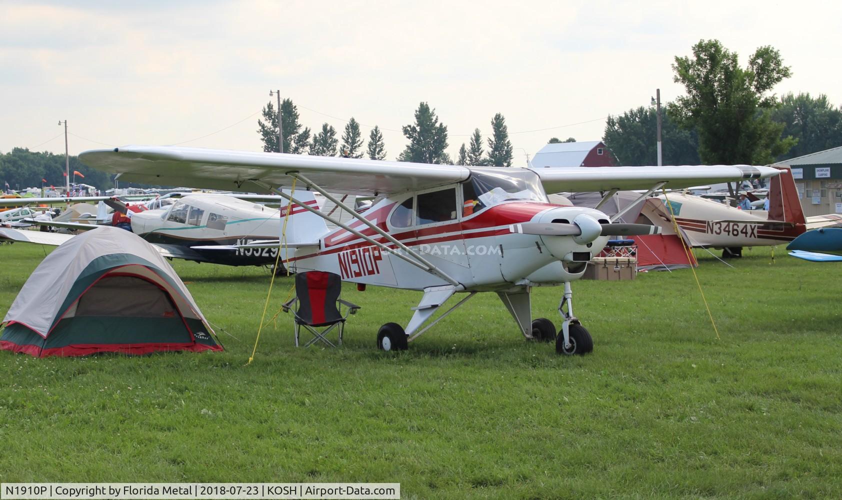N1910P, 1955 Piper PA-22-150 C/N 22-2657, PA-22