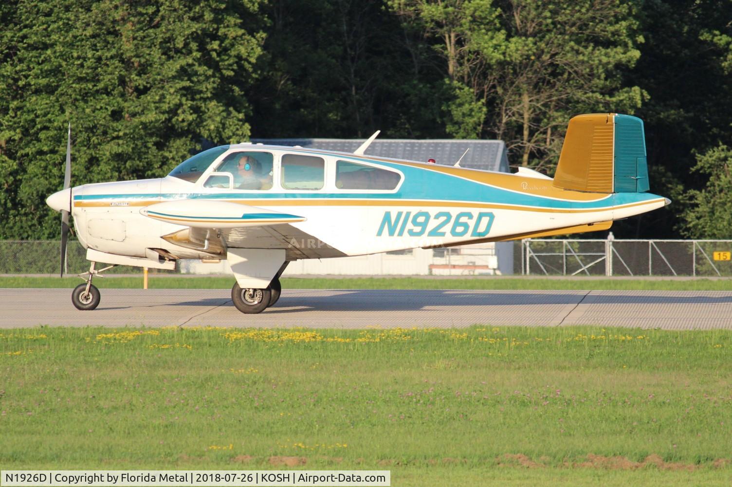 N1926D, 1956 Beech C35 Bonanza Bonanza C/N D-3198, Bonanza 35