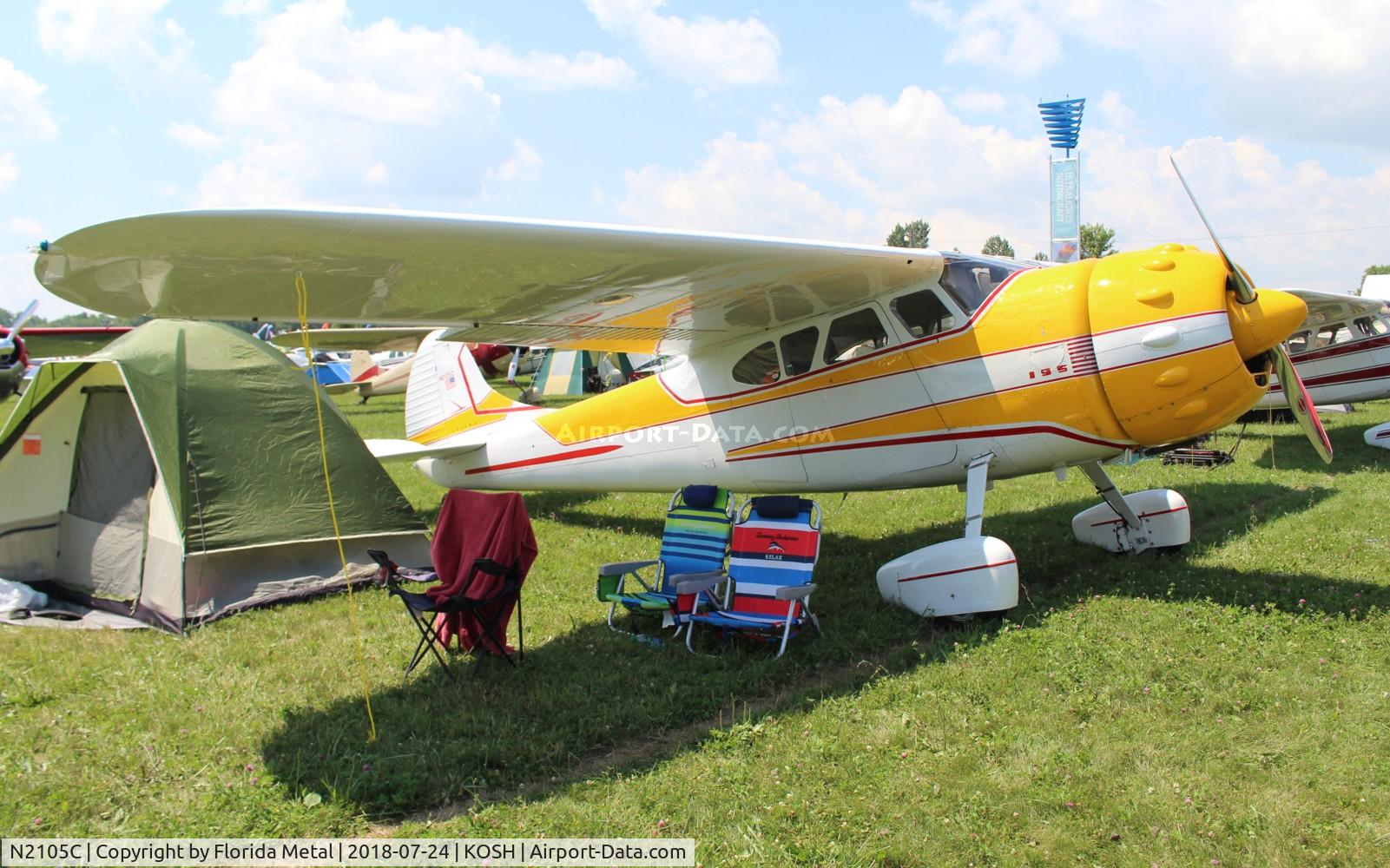 N2105C, 1953 Cessna 195B Businessliner C/N 16090, Cessna 195B