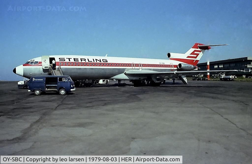 OY-SBC, 1977 Boeing 727-2J4 C/N 21438, Heraklion 3.8.1979
