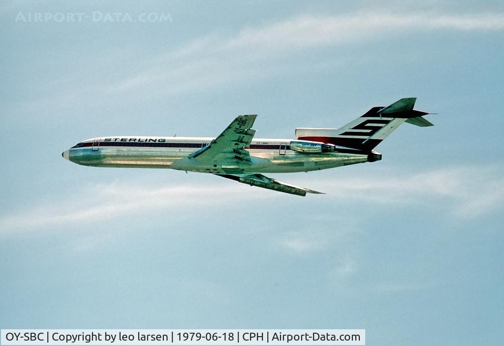 OY-SBC, 1977 Boeing 727-2J4 C/N 21438, Copenhagen 18.6.1979