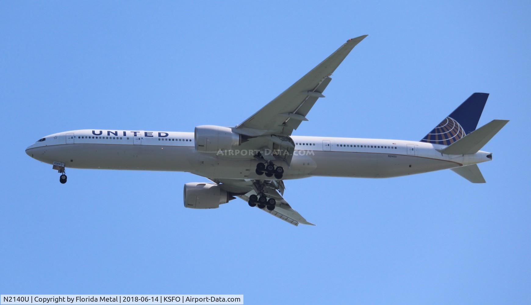 N2140U, 2017 Boeing 777-300/ER C/N 62651, United