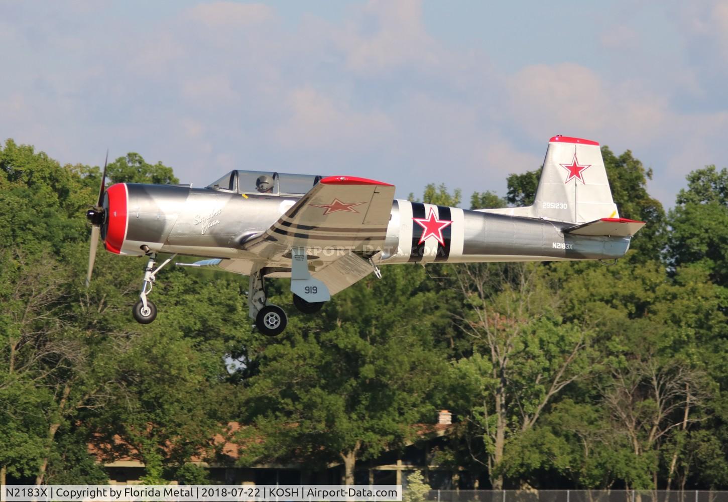 N2183X, Nanchang CJ-6 C/N 2951230, Nanchang CJ-6
