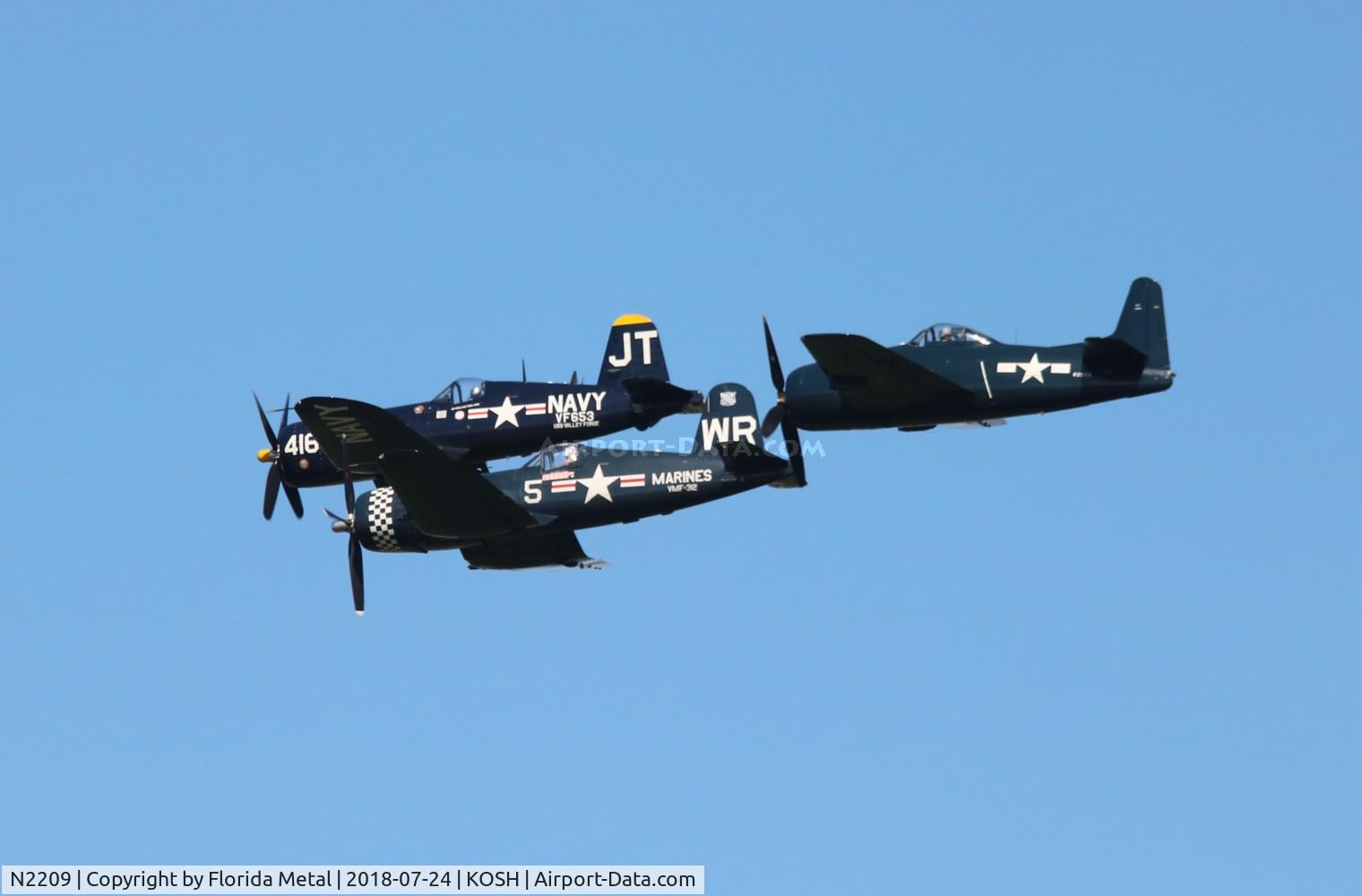 N2209, 1945 Grumman F8F-1B Bearcat C/N 122095, Bearcat