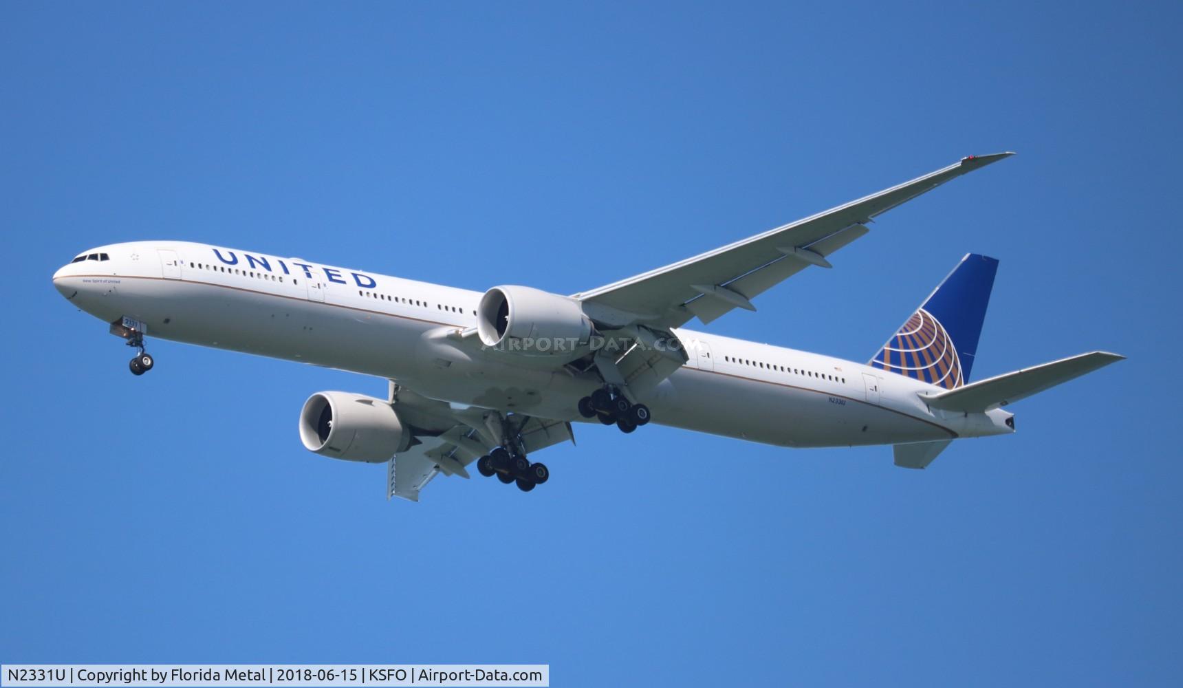 N2331U, 2016 Boeing 777-322/ER C/N 62642, United