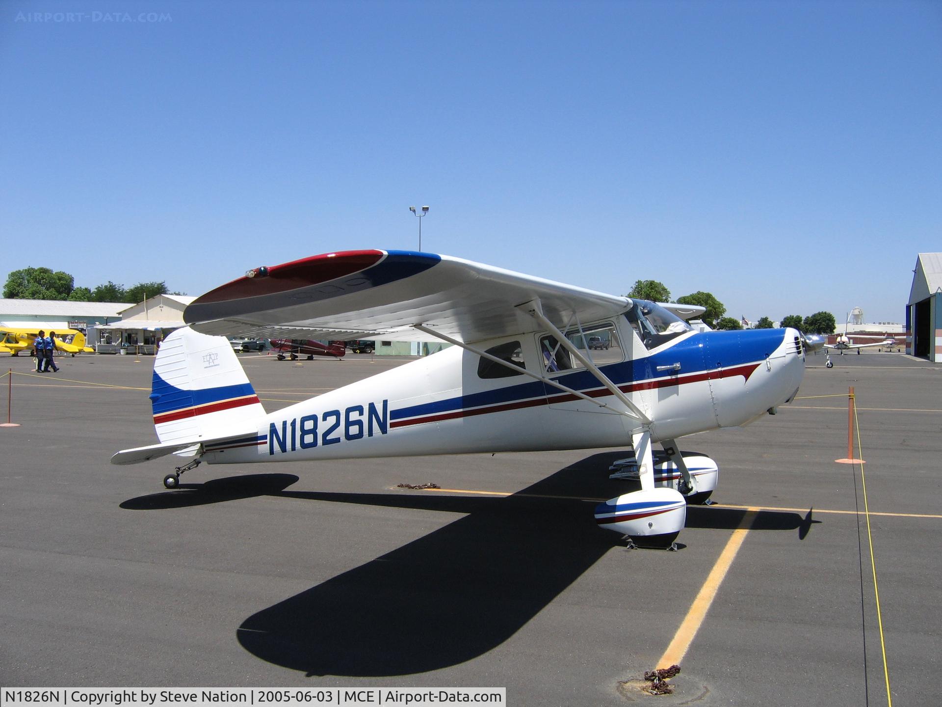 N1826N, 1946 Cessna 120 C/N 12070, 1946 Cessna 120 at Merced, CA