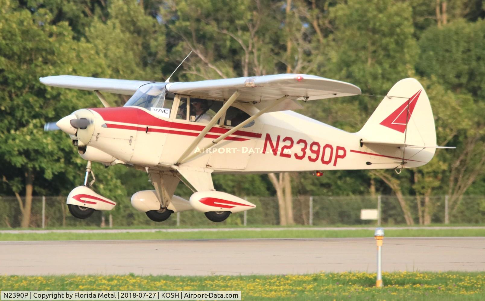 N2390P, 1955 Piper PA-22-150 Tri-Pacer C/N 22-2781, PA-22
