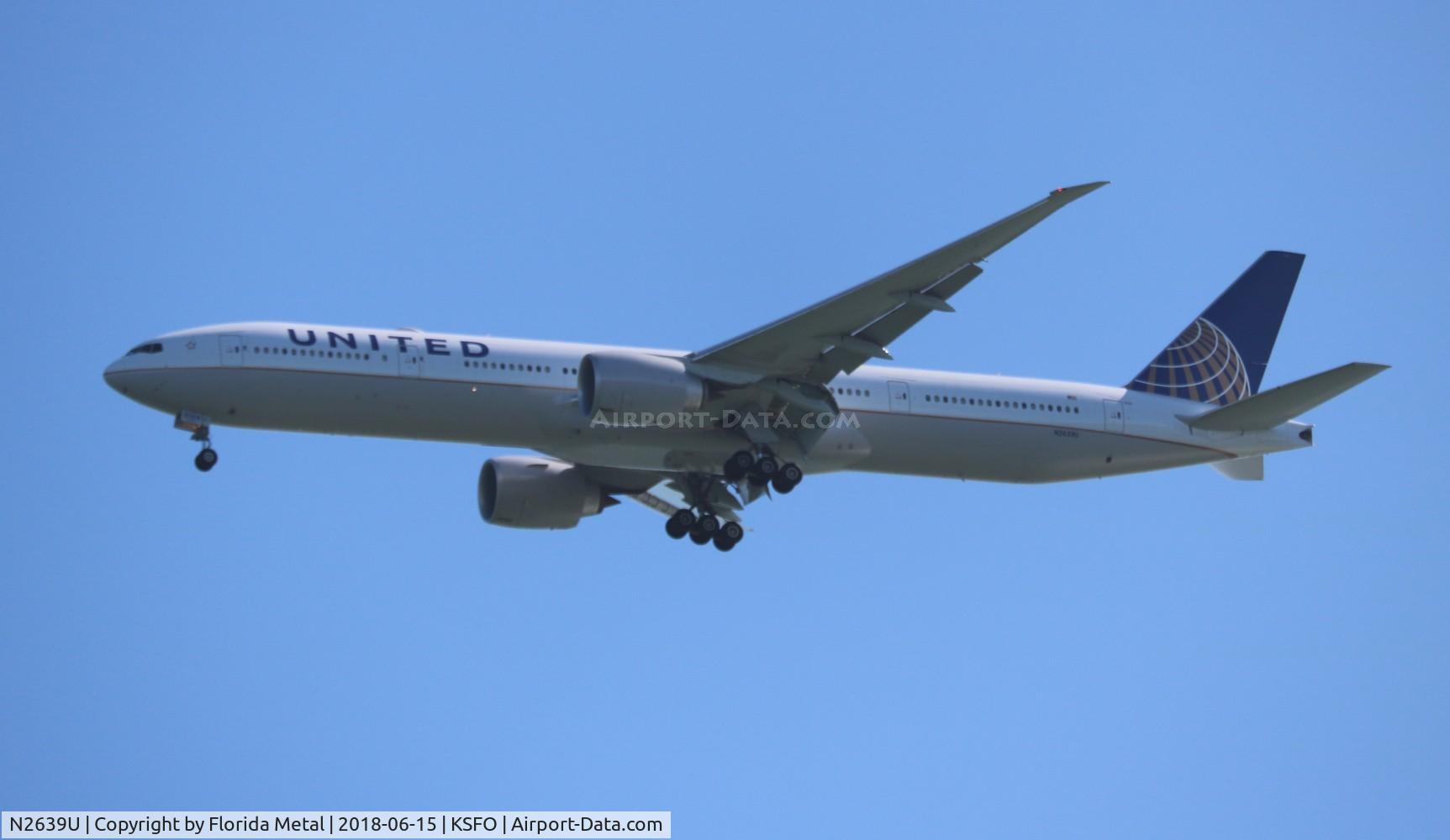 N2639U, 2017 Boeing 777-300/ER C/N 62650, United